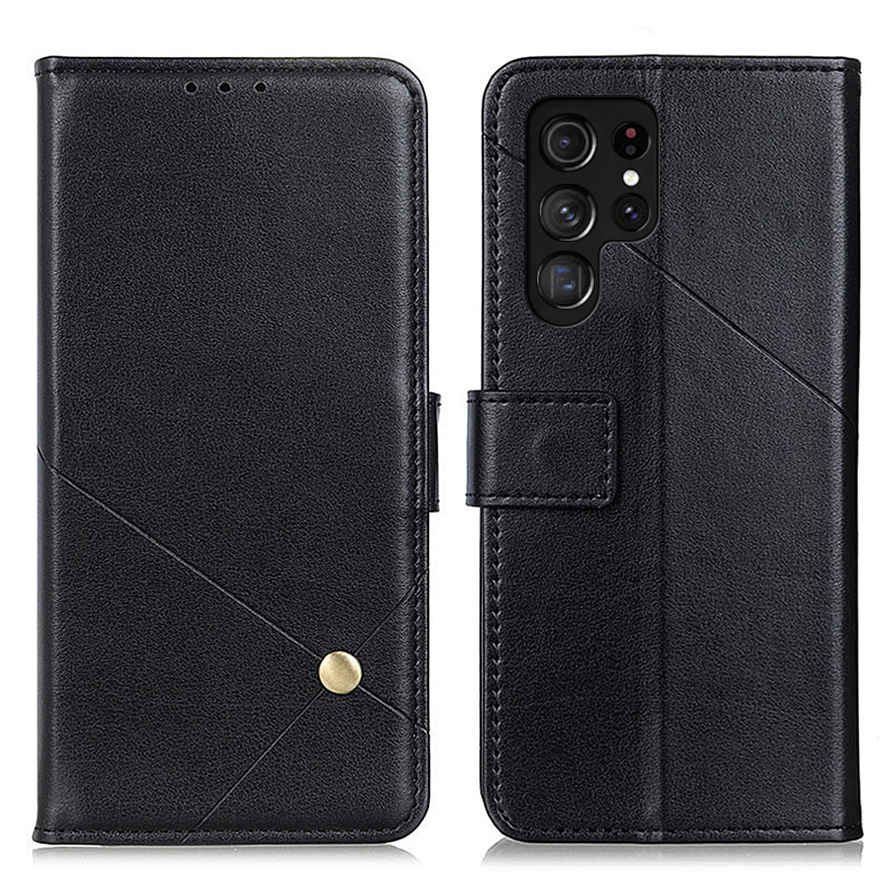 Magnetic Buckle PU Leather Stand Wallet Protective Phone Case for Samsung Galaxy S22 Ultra 5G - Black, Galaxy S22 Ultra 5G
Magnetic Buckle PU Leather Stand Wallet Protective Phone Case for Samsung Galaxy S22 Ultra 5G - Black, Galaxy S22 Ultra 5G
