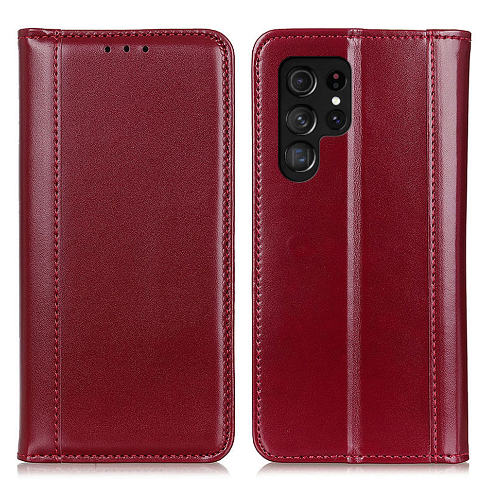 Magnetic Closure Split Leather Stand Wallet Protective Phone Case Shell for Samsung Galaxy S22 Ultra 5G - Red, Galaxy S22 Ultra 5G
Magnetic Closure Split Leather Stand Wallet Protective Phone Case Shell for Samsung Galaxy S22 Ultra 5G - Red, Galaxy S22 Ultra 5G