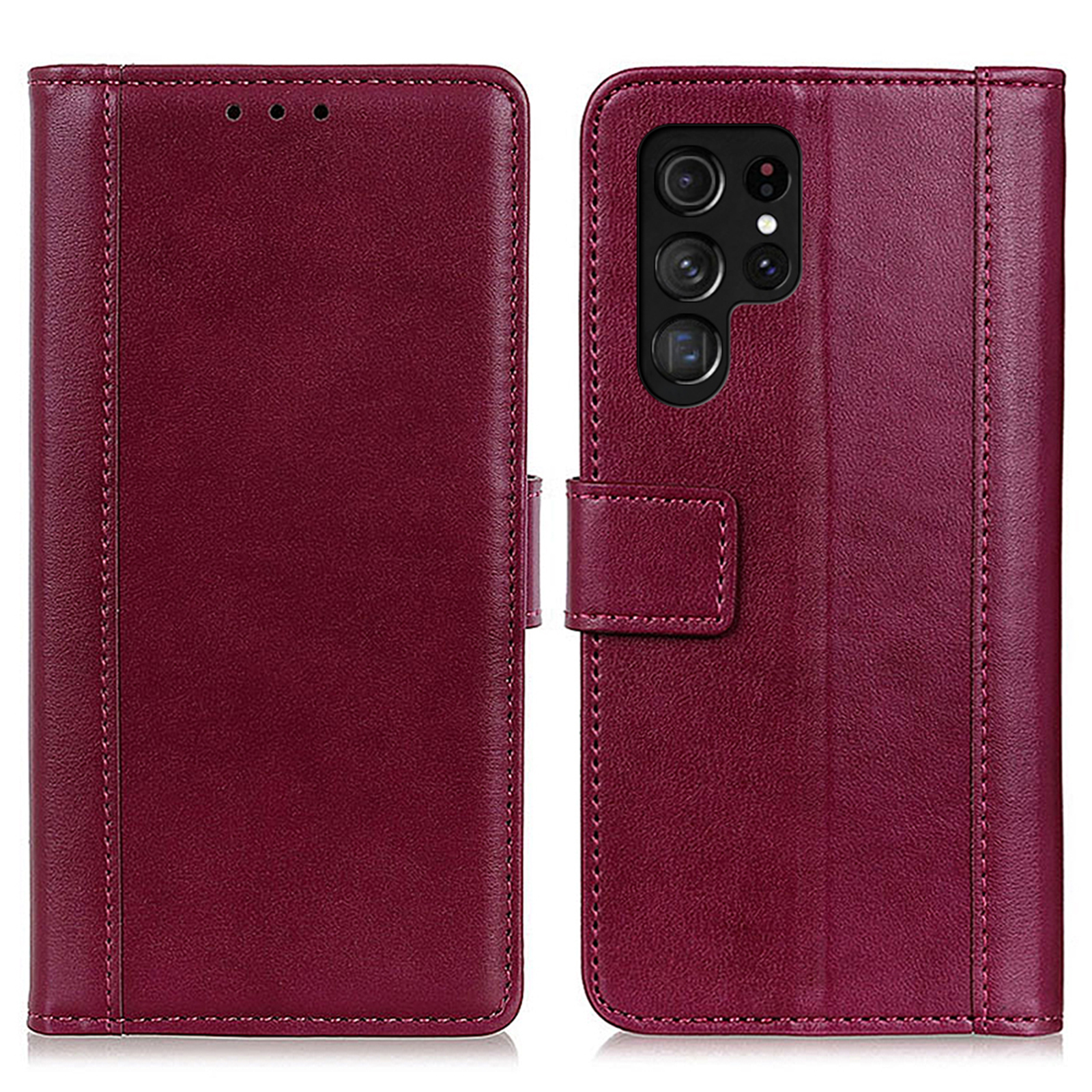 All-inclusive Protection PU Leather Wallet Stand Case Phone Shell for Samsung Galaxy S22 Ultra 5G - Red, Galaxy S22 Ultra 5G
All-inclusive Protection PU Leather Wallet Stand Case Phone Shell for Samsung Galaxy S22 Ultra 5G - Red, Galaxy S22 Ultra 5G