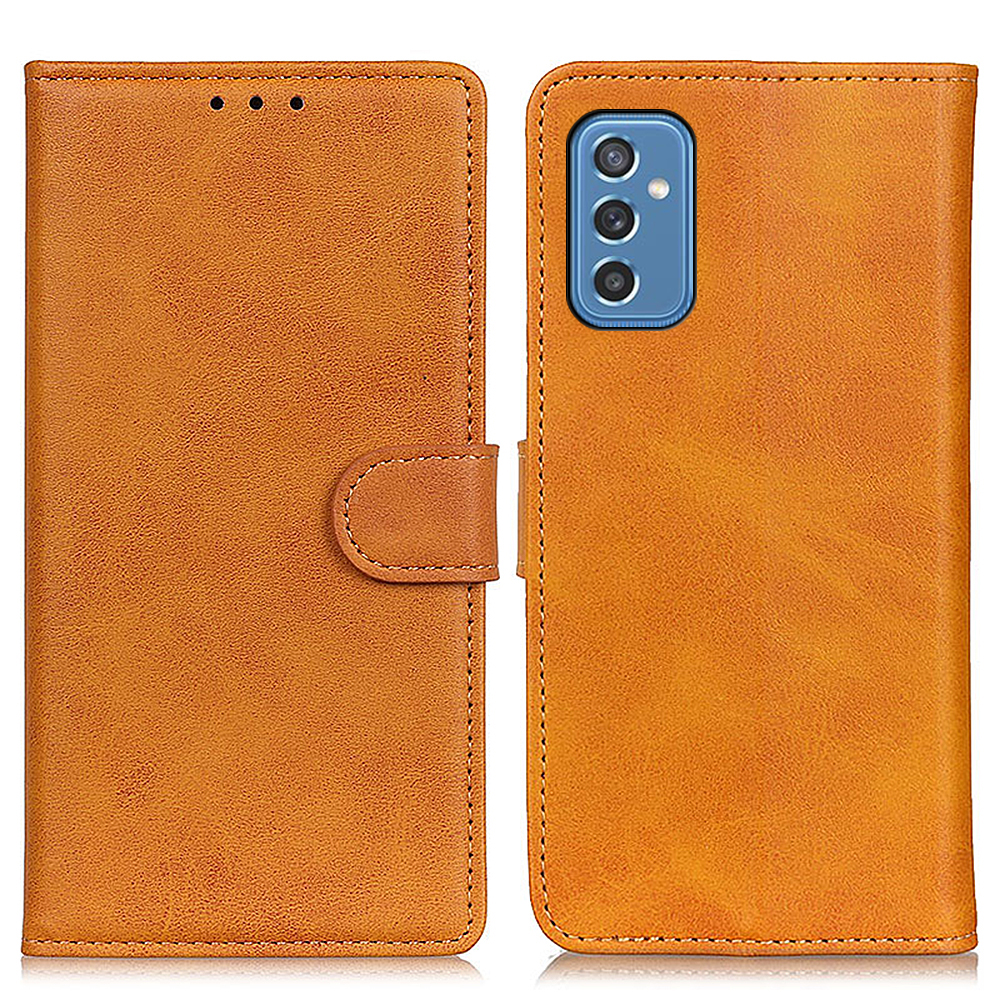 Premium PU Leather TPU Interior Shockproof Stand Protective Wallet Phone Cover for Samsung Galaxy M52 5G - Brown, Samsung Galaxy M52 5G
Premium PU Leather TPU Interior Shockproof Stand Protective Wallet Phone Cover for Samsung Galaxy M52 5G - Brown, Samsung Galaxy M52 5G