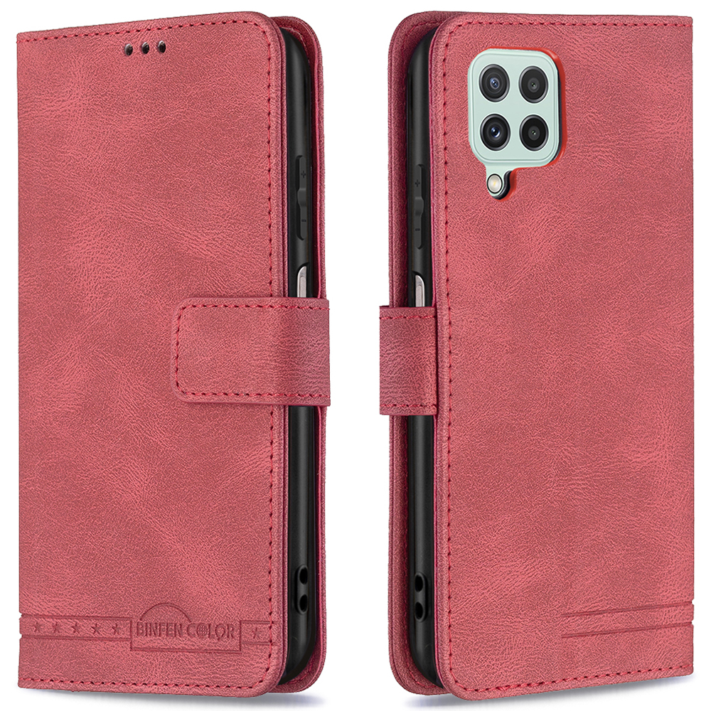 Binfen Color BF09 Магнитная Закрытие RFID Blocking Covere Cover Phone Phole с Функцией Подставки Для Samsung Galaxy A22 4G (версия Eu) - Красный, Galaxy A22 4G (EU Version)
Binfen Color BF09 Магнитная Закрытие RFID Blocking Covere Cover Phone Phole с Функцией Подставки Для Samsung Galaxy A22 4G (версия Eu) - Красный, Galaxy A22 4G (EU Version)