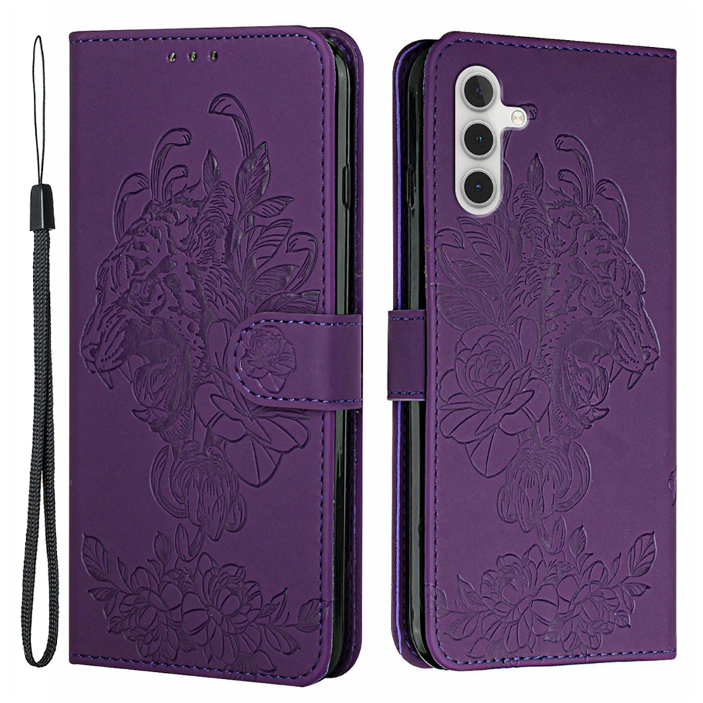 Imprinting Tiger Pattern PU Leather Phone Case Impact-resistant Stand Wallet Cover with Wrist Strap for Samsung Galaxy A13 5G / A04s 4G (164.7 x 76.7 x 9.1 mm) - Purple, Galaxy A13 5G
Imprinting Tiger Pattern PU Leather Phone Case Impact-resistant Stand Wallet Cover with Wrist Strap for Samsung Galaxy A13 5G / A04s 4G (164.7 x 76.7 x 9.1 mm) - Purple, Galaxy A13 5G