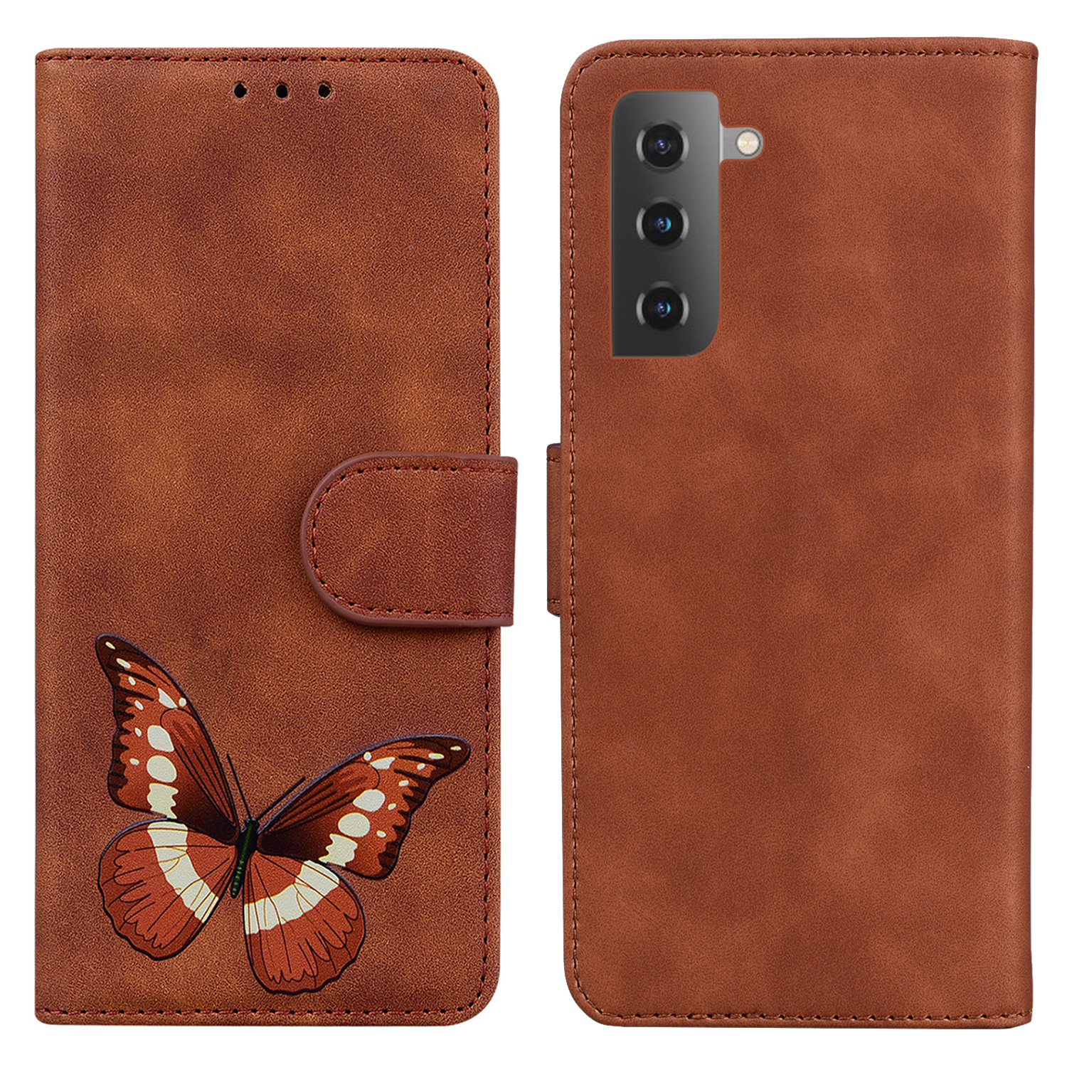 Lightweight Big Butterfly Pattern Printing Phone Case Phone Cover Wallet for Samsung Galaxy S22 5G - Brown, Galaxy S22 5G
Lightweight Big Butterfly Pattern Printing Phone Case Phone Cover Wallet for Samsung Galaxy S22 5G - Brown, Galaxy S22 5G