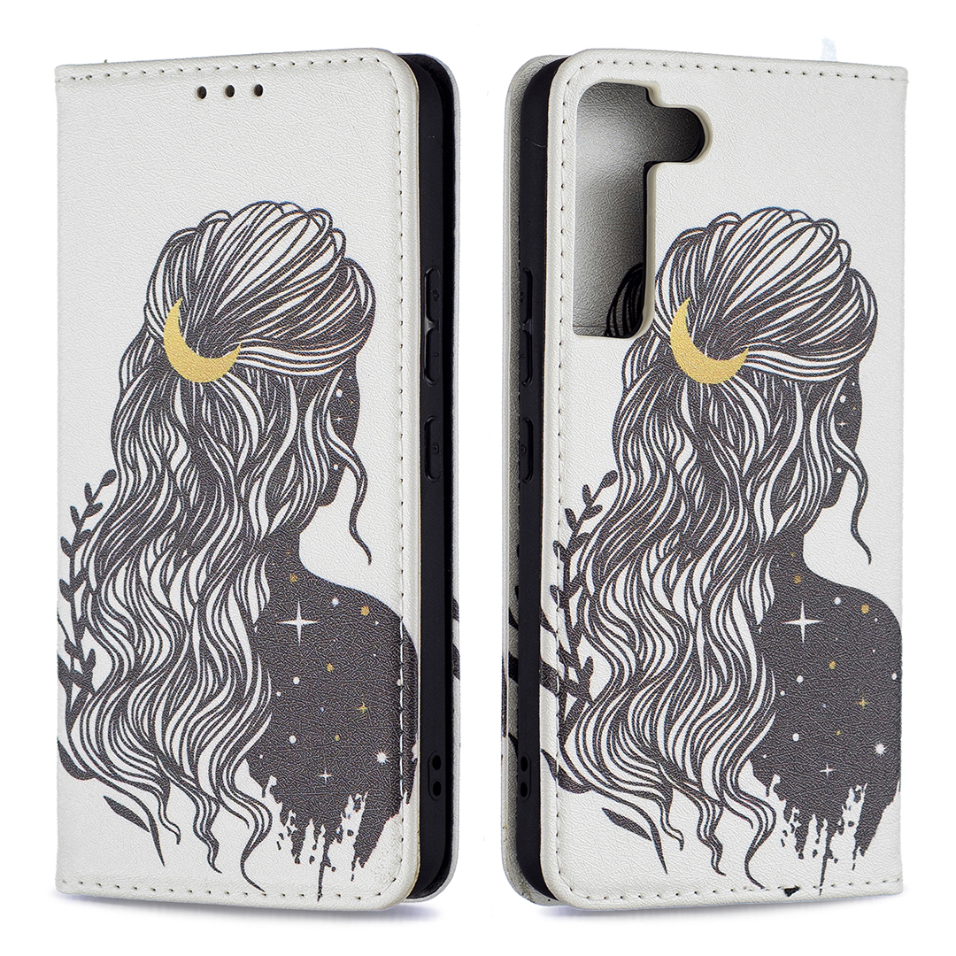 Magnetic Auto-absorbed Pattern Printing Leather Case Wallet Stand Phone Flip Cover for Samsung Galaxy S22 5G - Girl, Galaxy S22 5G
Magnetic Auto-absorbed Pattern Printing Leather Case Wallet Stand Phone Flip Cover for Samsung Galaxy S22 5G - Girl, Galaxy S22 5G