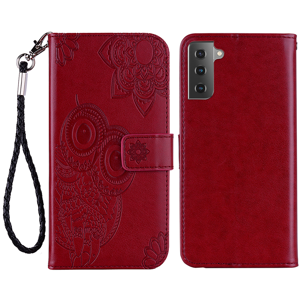 Owl Flower Pattern Imprinted PU Leather Wallet Stand All-Inclusive Protective Case with Strap for Samsung Galaxy S22 5G - Red, Galaxy S22 5G
Owl Flower Pattern Imprinted PU Leather Wallet Stand All-Inclusive Protective Case with Strap for Samsung Galaxy S22 5G - Red, Galaxy S22 5G