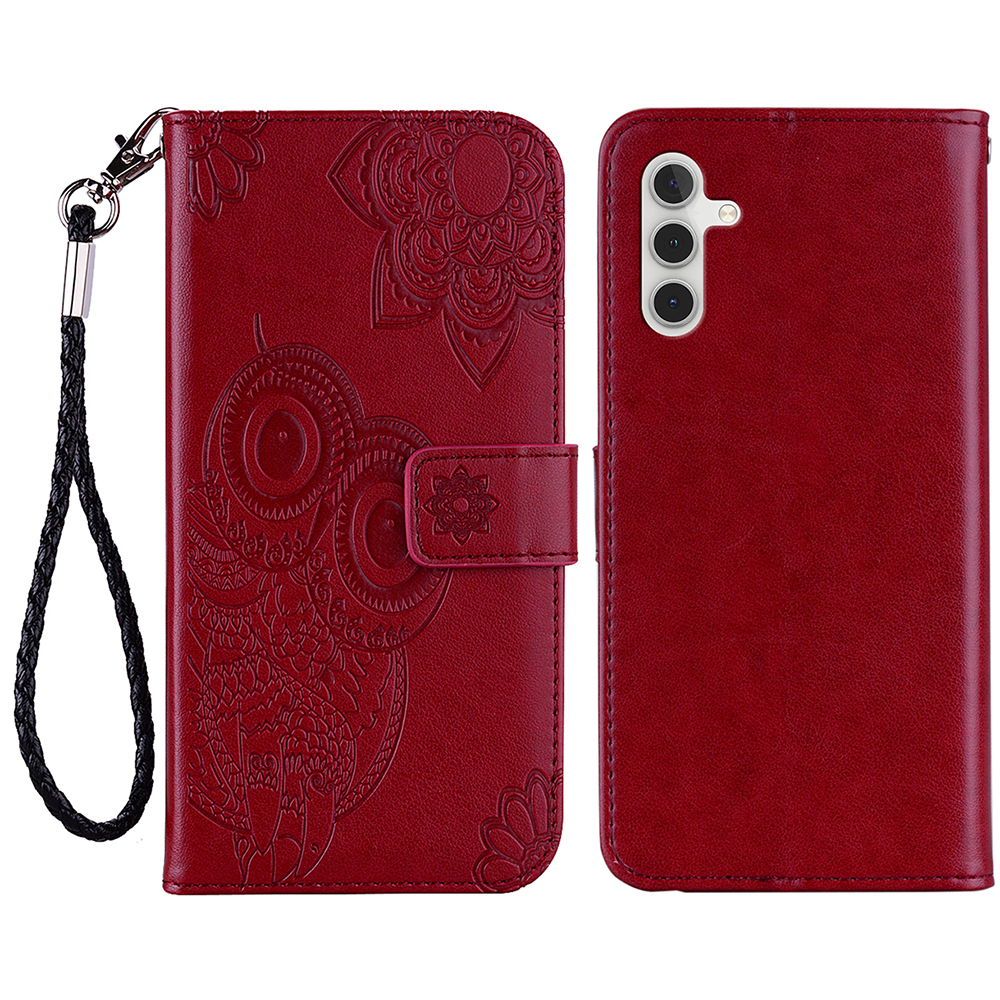 Flip Phone Case Stylish Imprinted Owl Flower Pattern Leather Phone Cover for Samsung Galaxy A13 5G - Red, Galaxy A13 5G
Flip Phone Case Stylish Imprinted Owl Flower Pattern Leather Phone Cover for Samsung Galaxy A13 5G - Red, Galaxy A13 5G