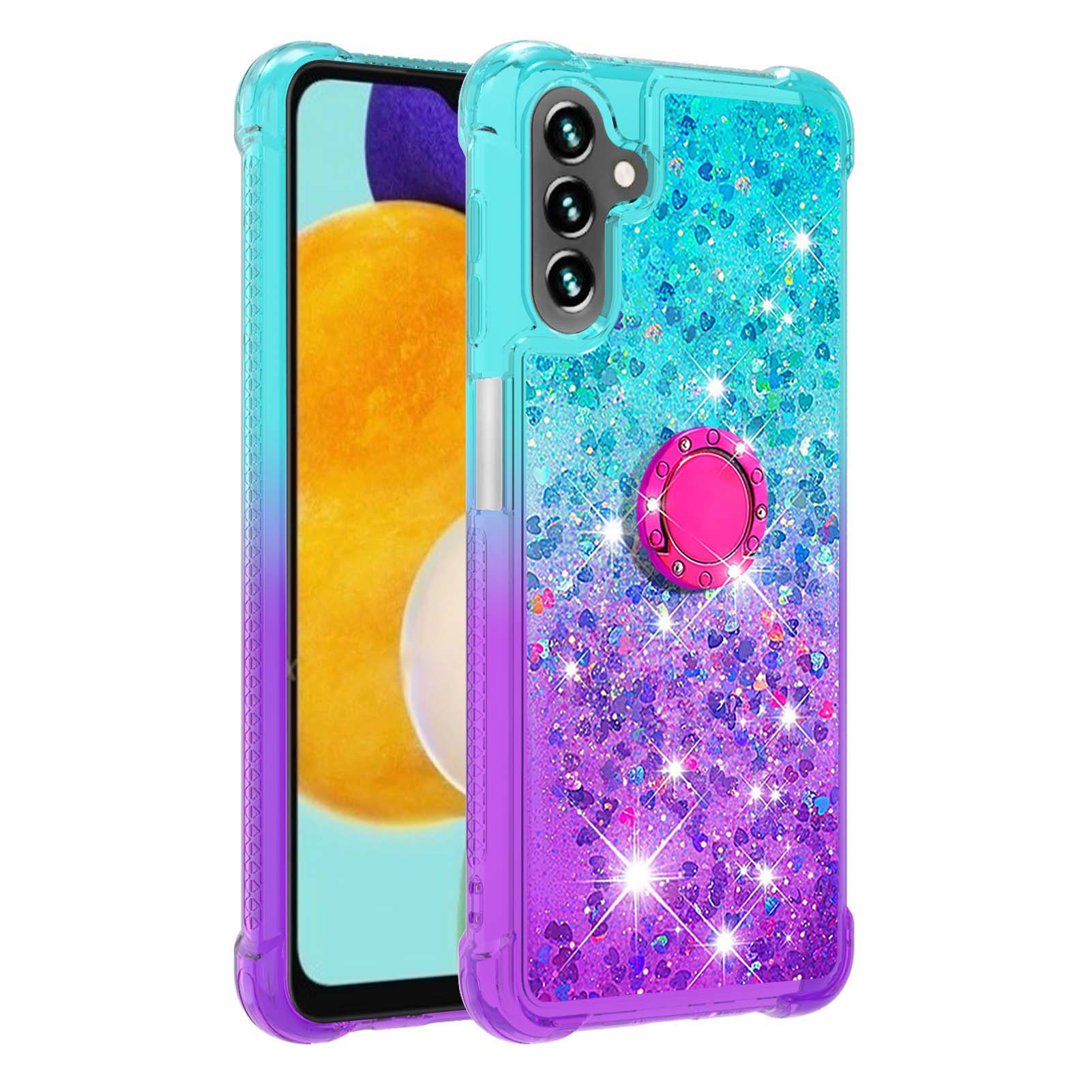 Градиент Quicksand Service Soft TPU Усиленные Углы Защитный Чехол Для Телефона С Кольцом Для Samsung Galaxy A13 5G - Небесно-синий / Фиолетовый, Galaxy A13 5G
Градиент Quicksand Service Soft TPU Усиленные Углы Защитный Чехол Для Телефона С Кольцом Для Samsung Galaxy A13 5G - Небесно-синий / Фиолетовый, Galaxy A13 5G