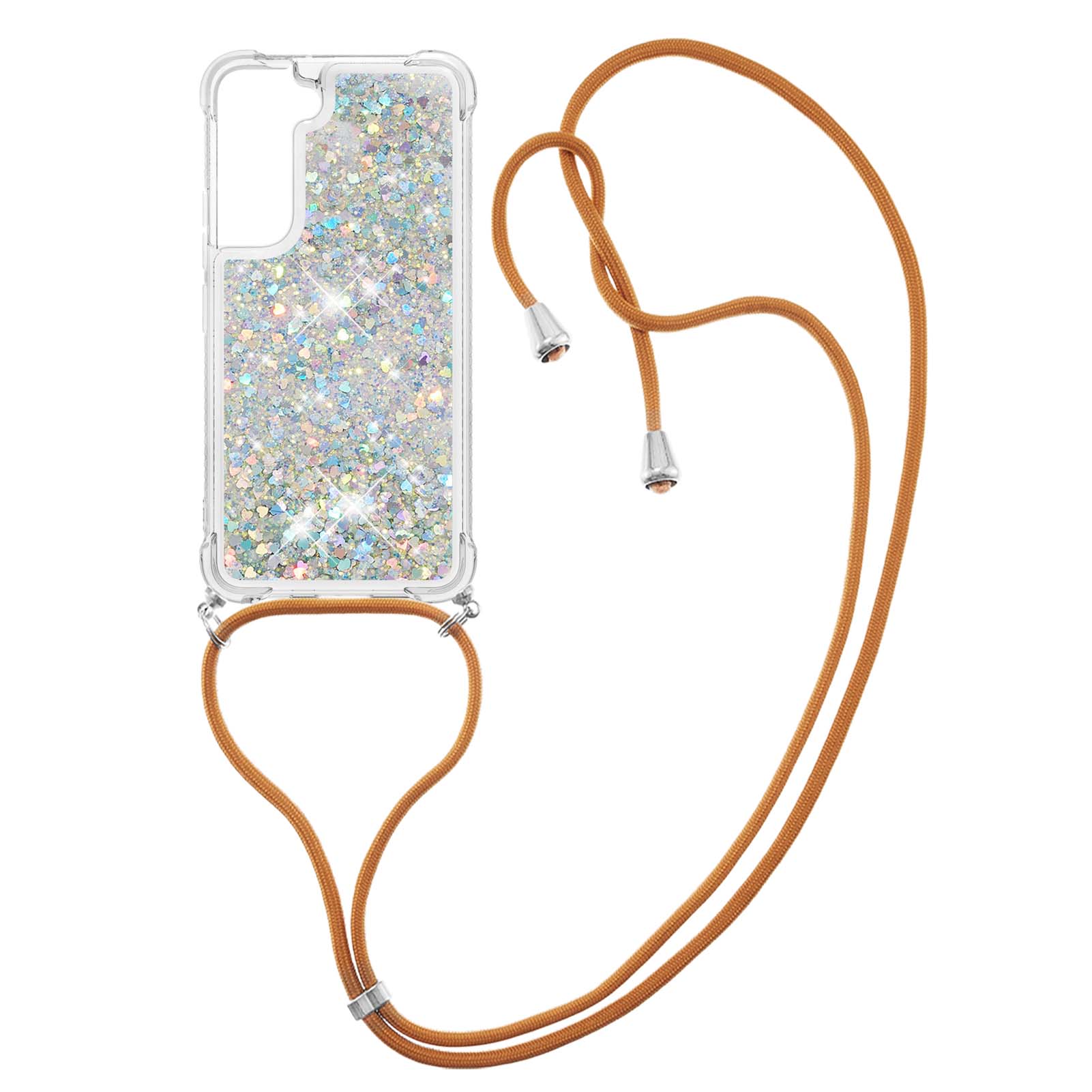Блеск Quicksking и Прозрачный Мягкий Телефона TPU с Регулируемым Lanyard Для Samsung Galaxy S22 5G - Серебряные Сердца, Galaxy S22 5G
Блеск Quicksking и Прозрачный Мягкий Телефона TPU с Регулируемым Lanyard Для Samsung Galaxy S22 5G - Серебряные Сердца, Galaxy S22 5G