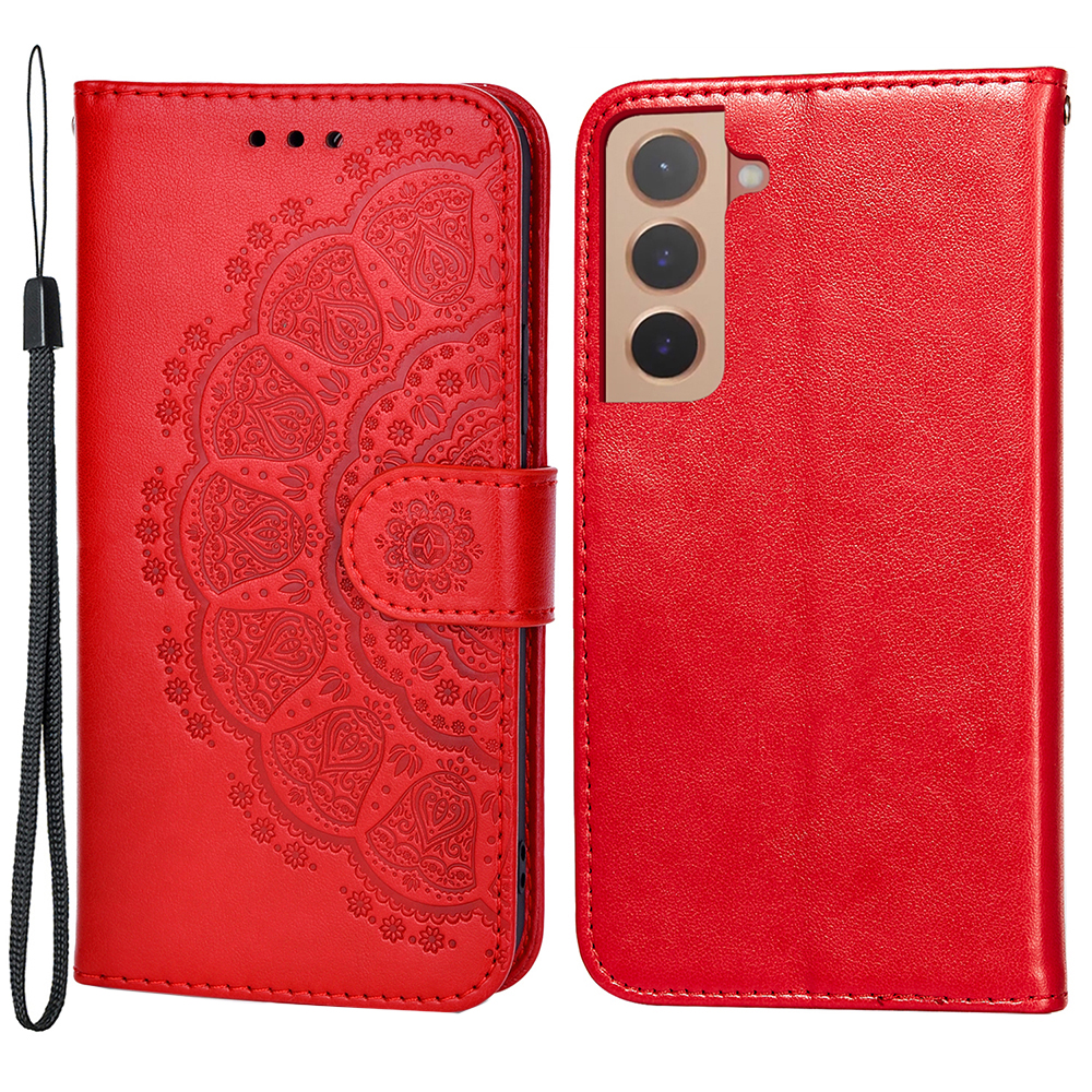 Flip Phone Cover Imprint Mandala Flower Leather Wallet Stand Mobile Phone Case for Samsung Galaxy S22+ 5G - Red, Galaxy S22+ 5G
Flip Phone Cover Imprint Mandala Flower Leather Wallet Stand Mobile Phone Case for Samsung Galaxy S22+ 5G - Red, Galaxy S22+ 5G