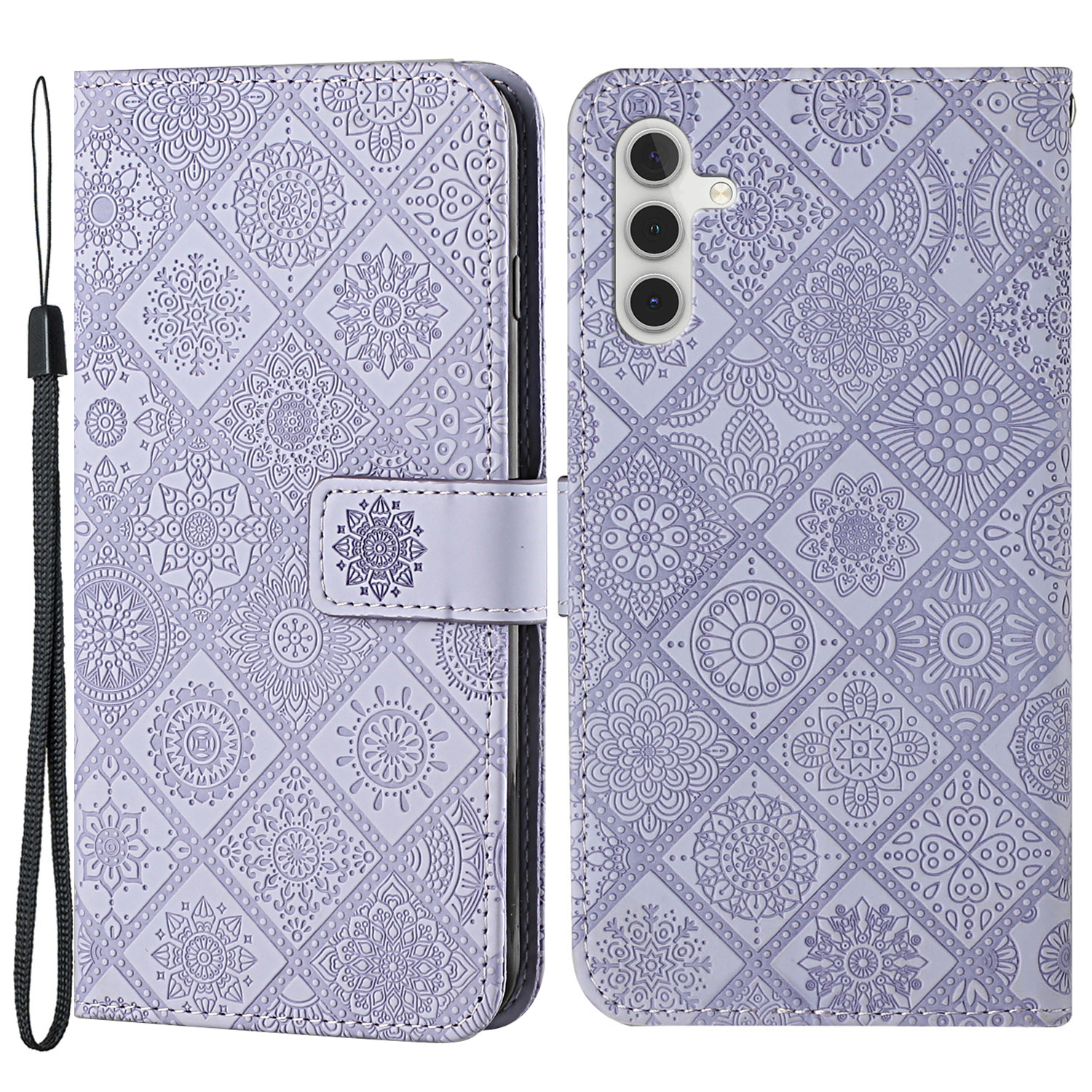 PU Leather Ethnic Style Pattern Imprinted Wallet Case Full Protection Flip Stand Magnetic Cover with Strap for Samsung Galaxy A13 5G - Purple, Galaxy A13 5G
PU Leather Ethnic Style Pattern Imprinted Wallet Case Full Protection Flip Stand Magnetic Cover with Strap for Samsung Galaxy A13 5G - Purple, Galaxy A13 5G