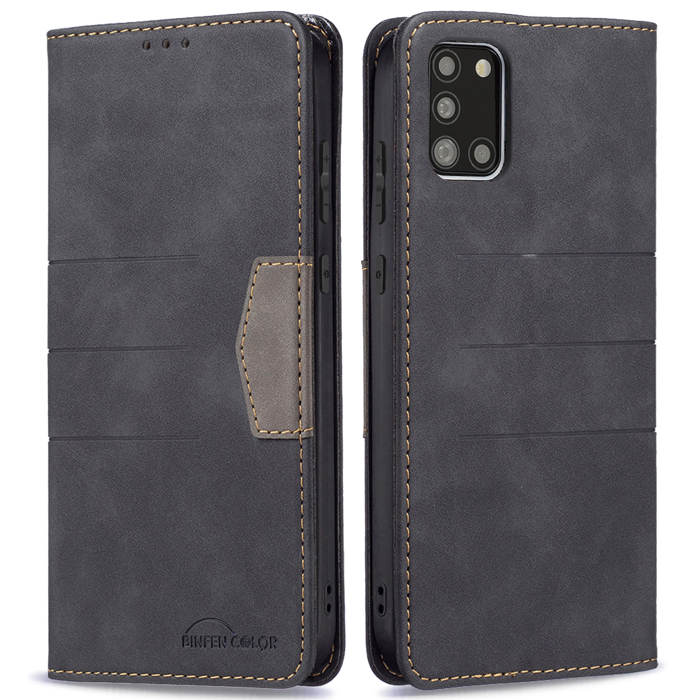 BINFEN COLOR Multifunction Phone Flip Cover Auto-absorption Anti-dust Phone Case Splicing Leather Wallet for Samsung Galaxy A31 (Global Version) - Black, Galaxy A31
BINFEN COLOR Multifunction Phone Flip Cover Auto-absorption Anti-dust Phone Case Splicing Leather Wallet for Samsung Galaxy A31 (Global Version) - Black, Galaxy A31