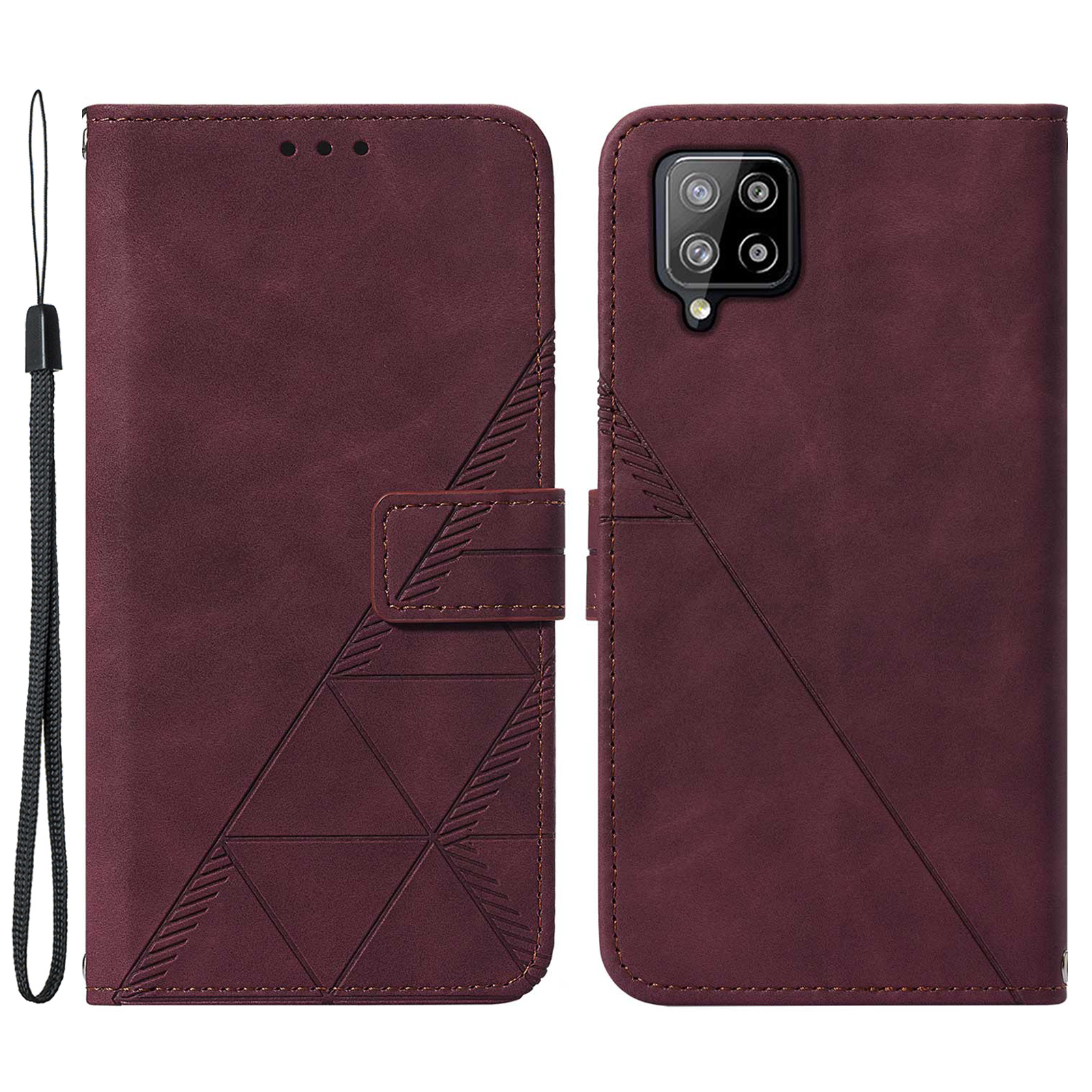 Business Style Anti-scratch PU Leather Phone Cover Shell with Wallet Stand Lines Imprinting Pattern Phone Case for Samsung Galaxy A42 5G - Wine Red, Galaxy A42 5G
Business Style Anti-scratch PU Leather Phone Cover Shell with Wallet Stand Lines Imprinting Pattern Phone Case for Samsung Galaxy A42 5G - Wine Red, Galaxy A42 5G