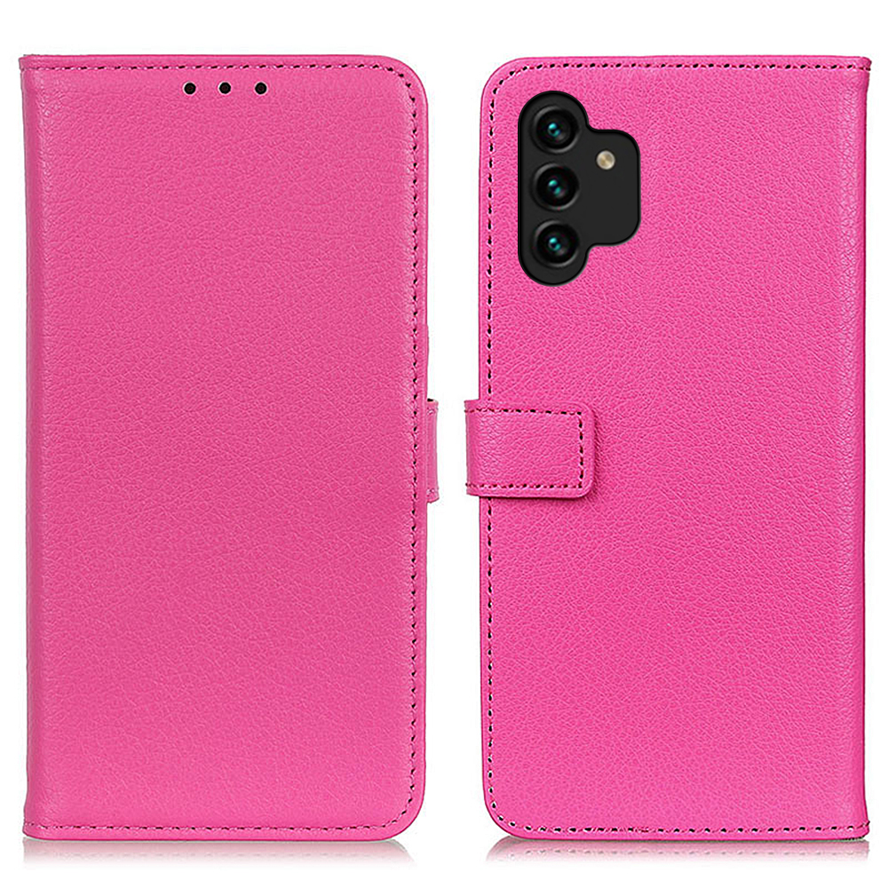 For Samsung Galaxy A13 4G Wallet Phone Case Full Protection Litchi Texture Magnetic Auto-absorbed PU Leather + TPU Stand Cover - Rose, Galaxy A13 4G
For Samsung Galaxy A13 4G Wallet Phone Case Full Protection Litchi Texture Magnetic Auto-absorbed PU Leather + TPU Stand Cover - Rose, Galaxy A13 4G