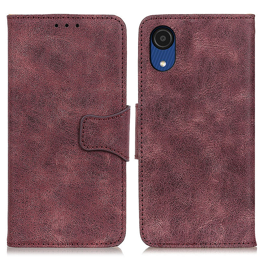 Stand Function Split Leather Wallet Cover Folio Flip Well-protected Retro Style Phone Case for Samsung Galaxy A03 Core - Wine Red, Samsung Galaxy A03 Core
Stand Function Split Leather Wallet Cover Folio Flip Well-protected Retro Style Phone Case for Samsung Galaxy A03 Core - Wine Red, Samsung Galaxy A03 Core