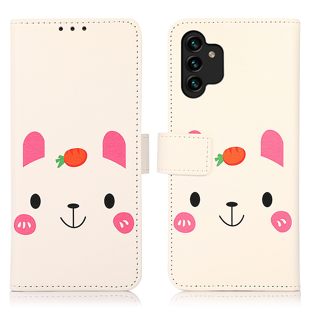 Pattern Printing PU Leather Flip Wallet Case Magnetic Soft TPU Book Stand Cover for Samsung Galaxy A13 4G - Cute Rabbit, Other Samsung Models
Pattern Printing PU Leather Flip Wallet Case Magnetic Soft TPU Book Stand Cover for Samsung Galaxy A13 4G - Cute Rabbit, Other Samsung Models