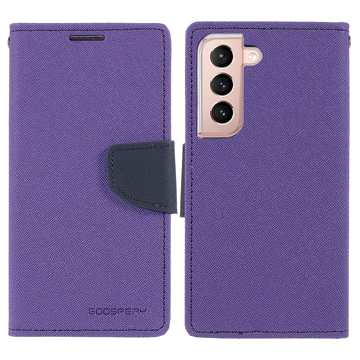 MERCURY GOOSPERY Splicing Color Fully-wrapped Wallet Stand Design Leather Shell Case for Samsung Galaxy S22+ 5G - Purple, Galaxy S22+ 5G
MERCURY GOOSPERY Splicing Color Fully-wrapped Wallet Stand Design Leather Shell Case for Samsung Galaxy S22+ 5G - Purple, Galaxy S22+ 5G