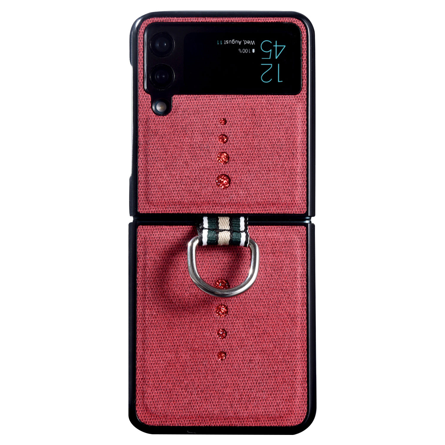 Anti-scratch Textured PU Leather Coated PC Phone Case Shell with Finger Ring Holder for Samsung Galaxy Z Flip3 5G - Red, Samsung Galaxy Z Flip3 5G
Anti-scratch Textured PU Leather Coated PC Phone Case Shell with Finger Ring Holder for Samsung Galaxy Z Flip3 5G - Red, Samsung Galaxy Z Flip3 5G