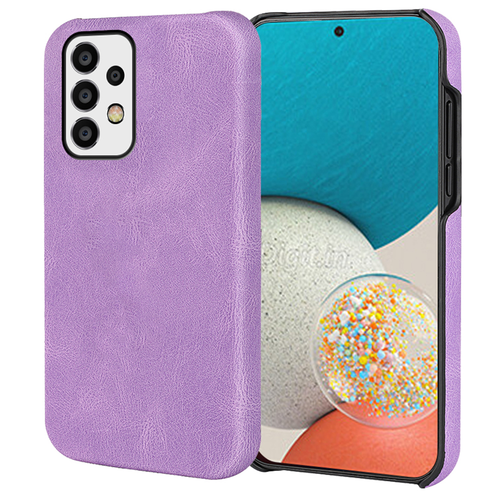 Bump-proof PU Leather Coated PC Case Incomplete Covering Mobile Phone Shell for Samsung Galaxy A53 5G - Purple, Samsung Galaxy A53 5G
Bump-proof PU Leather Coated PC Case Incomplete Covering Mobile Phone Shell for Samsung Galaxy A53 5G - Purple, Samsung Galaxy A53 5G