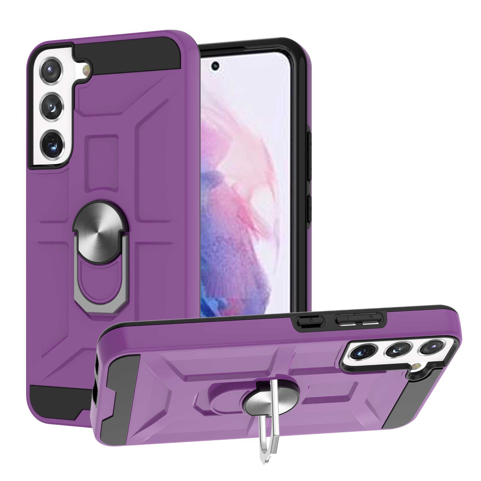 YA4 Series Soft TPU Bumper Hard PC Shockproof Protective Cover with Rotate Magnetic Kickstand for Samsung Galaxy S22 5G - Purple, Galaxy S22 5G
YA4 Series Soft TPU Bumper Hard PC Shockproof Protective Cover with Rotate Magnetic Kickstand for Samsung Galaxy S22 5G - Purple, Galaxy S22 5G