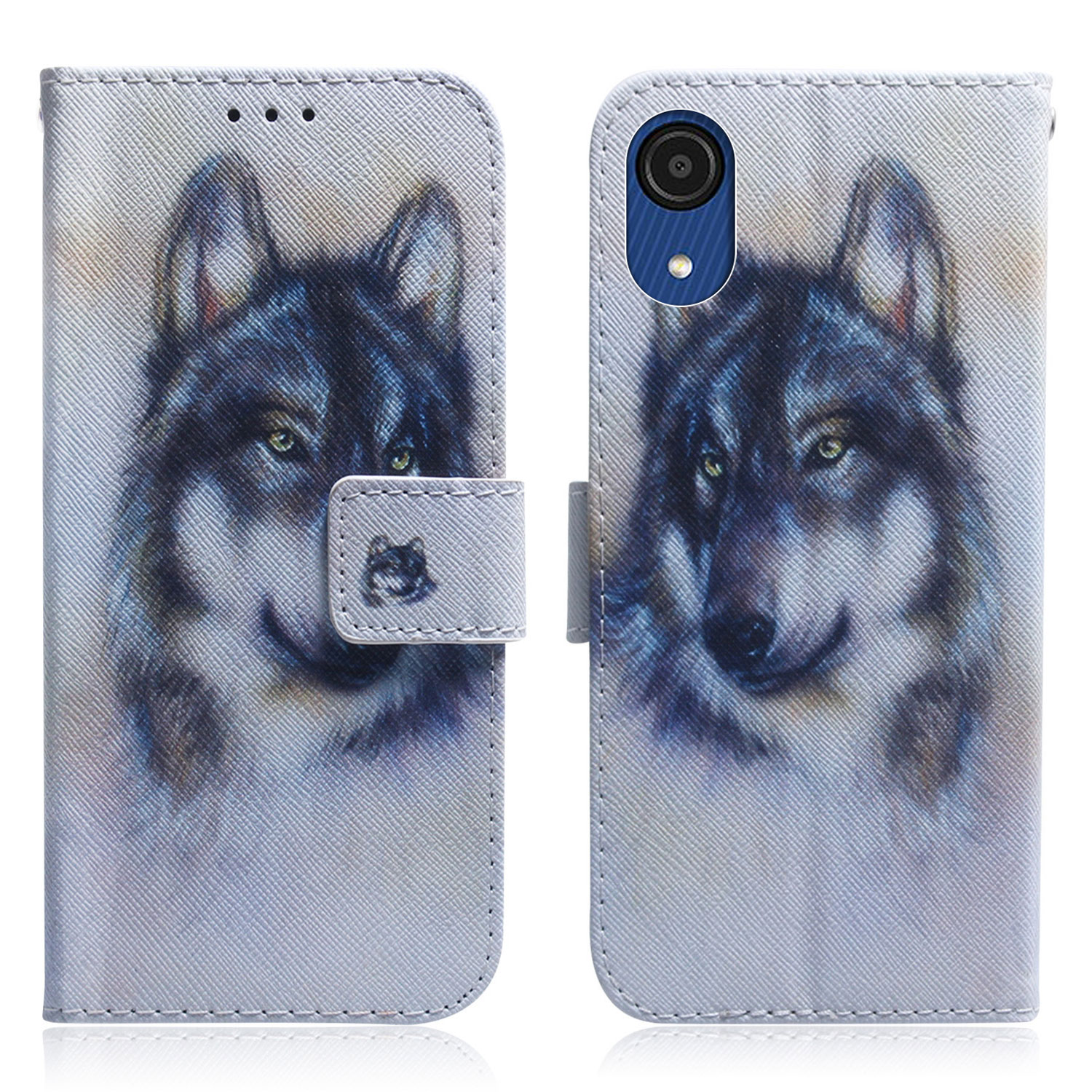 Pattern Printing Shockproof Wallet Stand Function PU Leather + TPU Dual Protective Phone Case for Samsung Galaxy A03 Core - Wolf, Samsung Galaxy A03 Core
Pattern Printing Shockproof Wallet Stand Function PU Leather + TPU Dual Protective Phone Case for Samsung Galaxy A03 Core - Wolf, Samsung Galaxy A03 Core