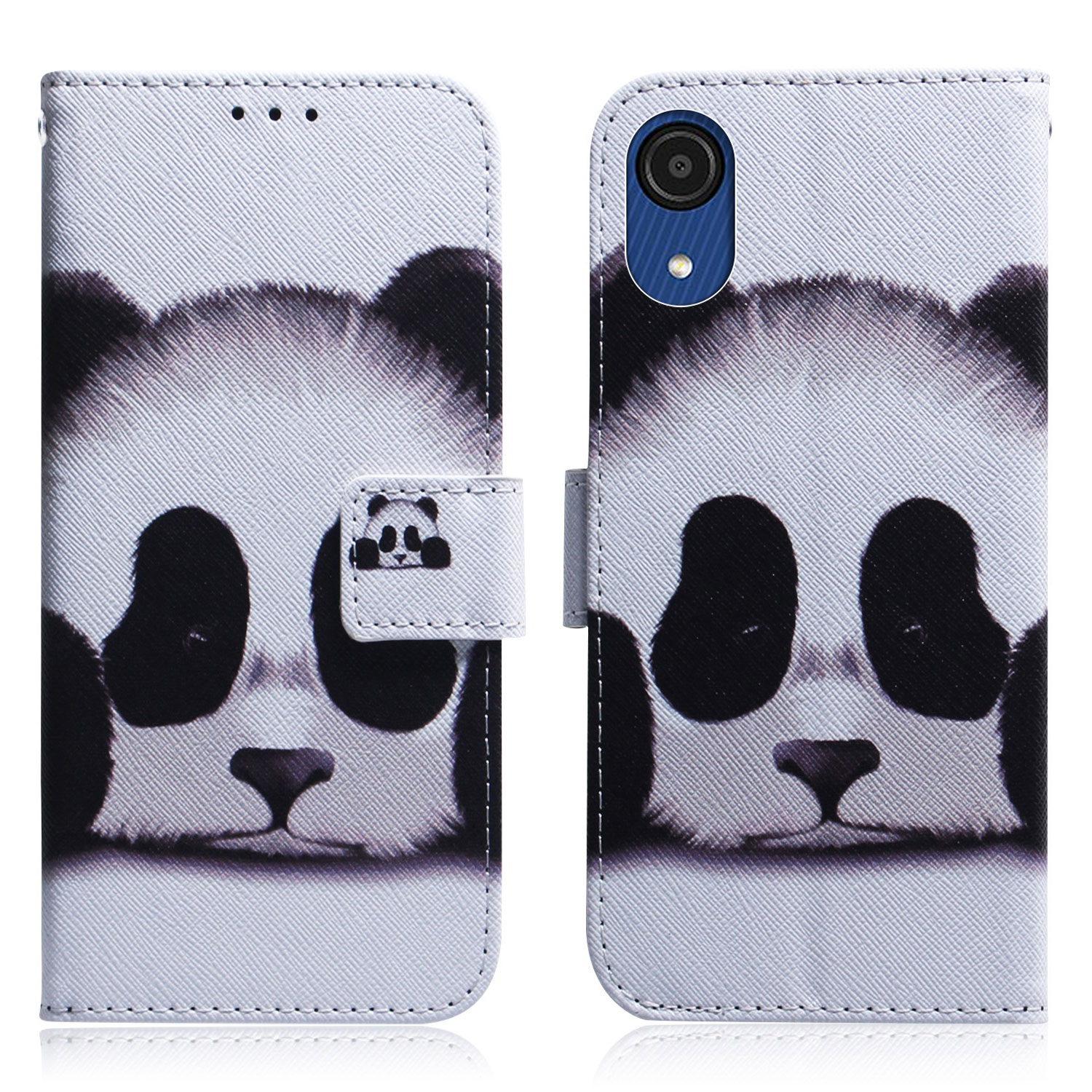Pattern Printing Shockproof Wallet Stand Function PU Leather + TPU Dual Protective Phone Case for Samsung Galaxy A03 Core - Panda, Samsung Galaxy A03 Core
Pattern Printing Shockproof Wallet Stand Function PU Leather + TPU Dual Protective Phone Case for Samsung Galaxy A03 Core - Panda, Samsung Galaxy A03 Core
