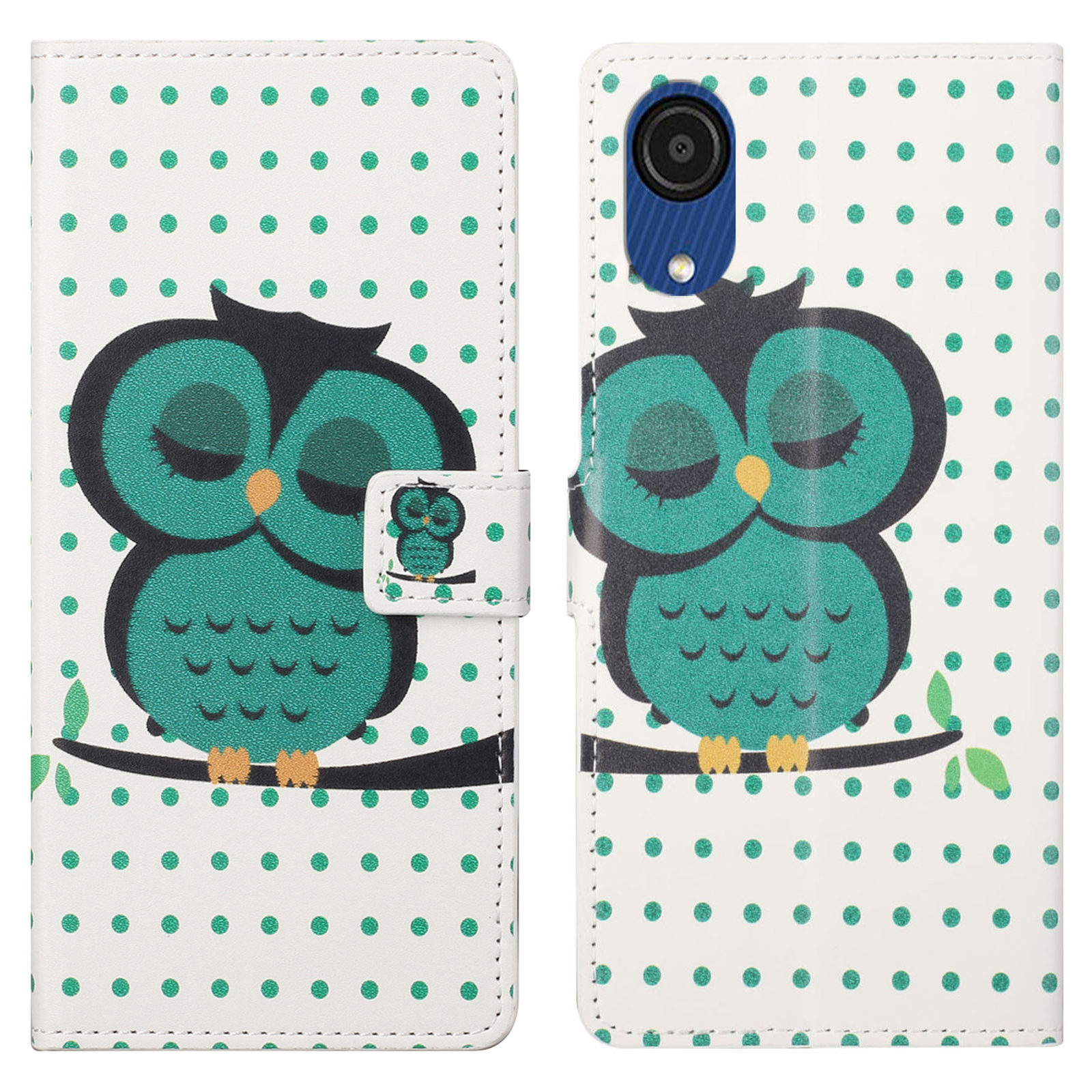 Pattern Printing Design PU Leather Flip Wallet Case Inner TPU Stand Magnetic Protective Cover for Samsung Galaxy A03 Core - Green Owl, Samsung Galaxy A03 Core
Pattern Printing Design PU Leather Flip Wallet Case Inner TPU Stand Magnetic Protective Cover for Samsung Galaxy A03 Core - Green Owl, Samsung Galaxy A03 Core