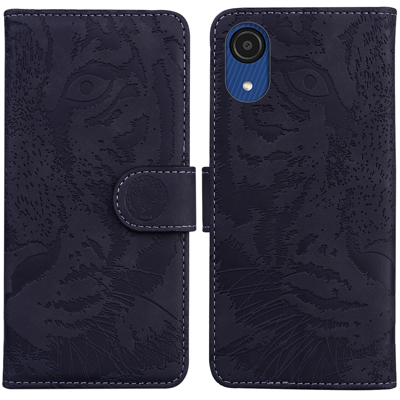 For Samsung Galaxy A03 Core Smartphone Cover Shell Magnetic Closure Imprinting Tiger Pattern Flip Leather Case Protective Phone Cover Supporting Stand Wallet - Black, Samsung Galaxy A03 Core
For Samsung Galaxy A03 Core Smartphone Cover Shell Magnetic Closure Imprinting Tiger Pattern Flip Leather Case Protective Phone Cover Supporting Stand Wallet - Black, Samsung Galaxy A03 Core