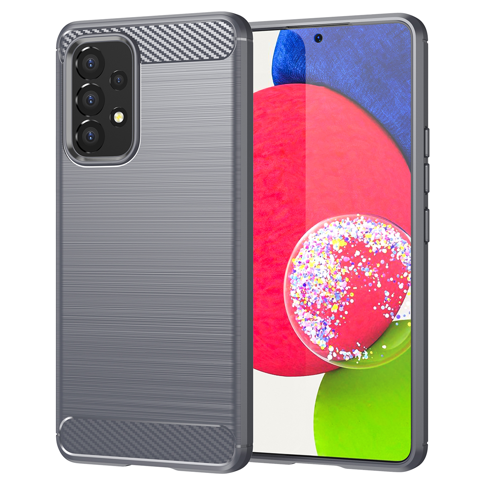 1.8mm Carbon Fiber Texture TPU Case Air Bag Design Brushed Surface Phone Protective Cover for Samsung Galaxy A53 5G - Grey, Samsung Galaxy A53 5G
1.8mm Carbon Fiber Texture TPU Case Air Bag Design Brushed Surface Phone Protective Cover for Samsung Galaxy A53 5G - Grey, Samsung Galaxy A53 5G