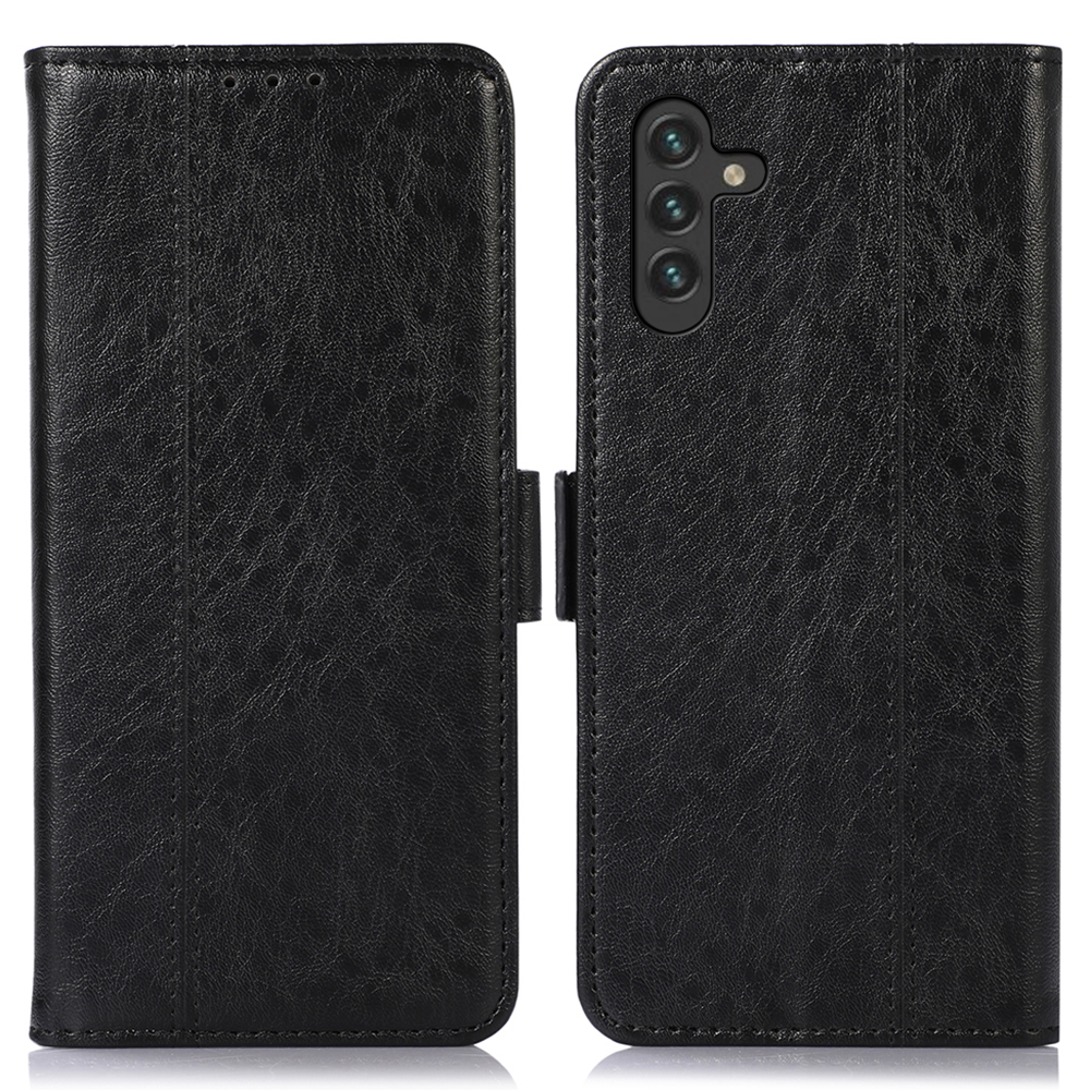 For Samsung Galaxy A13 5G Stand Wallet Function Crazy Horse Texture Cell Phone Case PU Leather + TPU Side Magnetic Clasps Mobile Phone Cover - Black, Galaxy A13 5G
For Samsung Galaxy A13 5G Stand Wallet Function Crazy Horse Texture Cell Phone Case PU Leather + TPU Side Magnetic Clasps Mobile Phone Cover - Black, Galaxy A13 5G