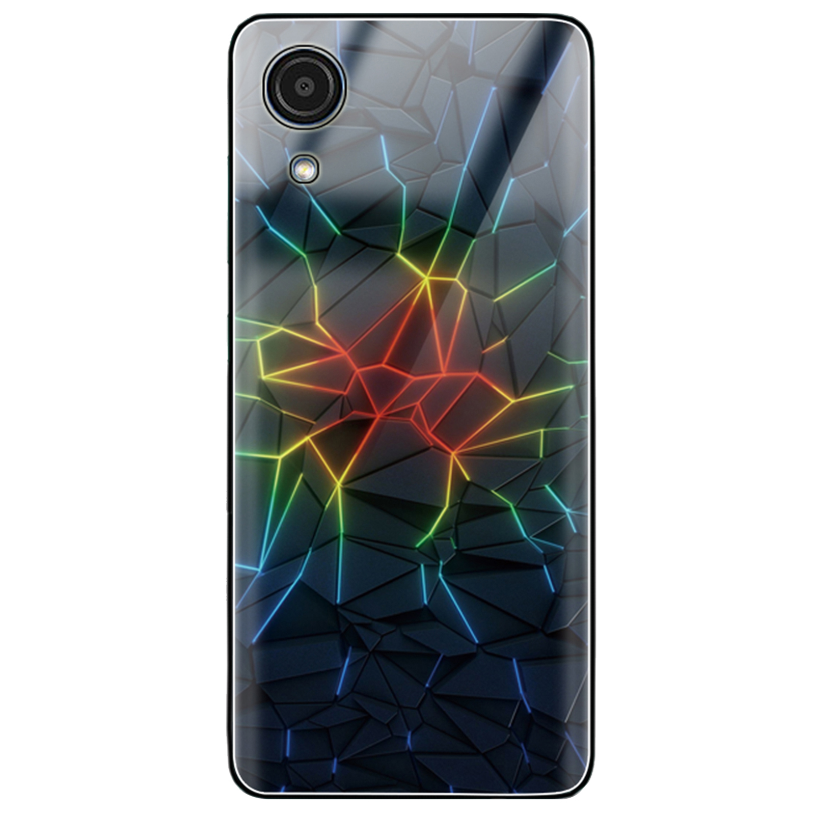 For Samsung Galaxy A03 Core Hard Tempered Glass Shell Stylish Pattern Printing Back + TPU Frame Cell Phone Cover - Geometry, Samsung Galaxy A03 Core
For Samsung Galaxy A03 Core Hard Tempered Glass Shell Stylish Pattern Printing Back + TPU Frame Cell Phone Cover - Geometry, Samsung Galaxy A03 Core