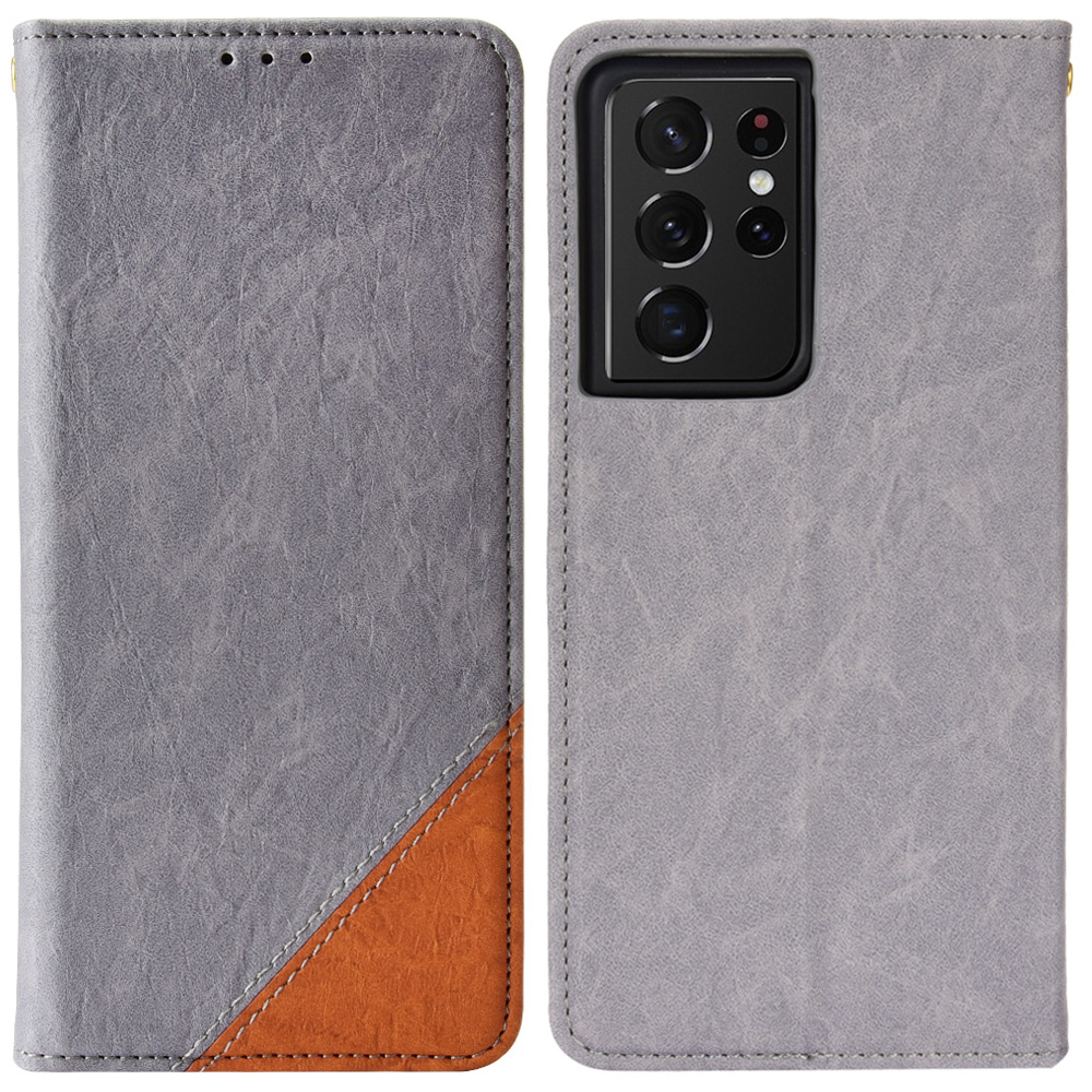Для Samsung Galaxy S21 Ultra 5G PU Кожаная Цветовая Сплайсинга Сплайсинговой Чехол Для Кошелька Кошелька - Серый, Galaxy S21 Ultra 5G
Для Samsung Galaxy S21 Ultra 5G PU Кожаная Цветовая Сплайсинга Сплайсинговой Чехол Для Кошелька Кошелька - Серый, Galaxy S21 Ultra 5G