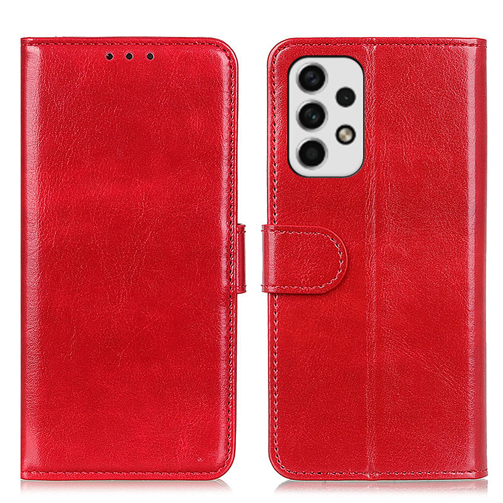 For Samsung Galaxy A23 5G Crazy Horse Texture PU Leather Wallet Case Inner TPU Magnetic Closure Folding Stand Cover - Red, Galaxy A23 5G
For Samsung Galaxy A23 5G Crazy Horse Texture PU Leather Wallet Case Inner TPU Magnetic Closure Folding Stand Cover - Red, Galaxy A23 5G