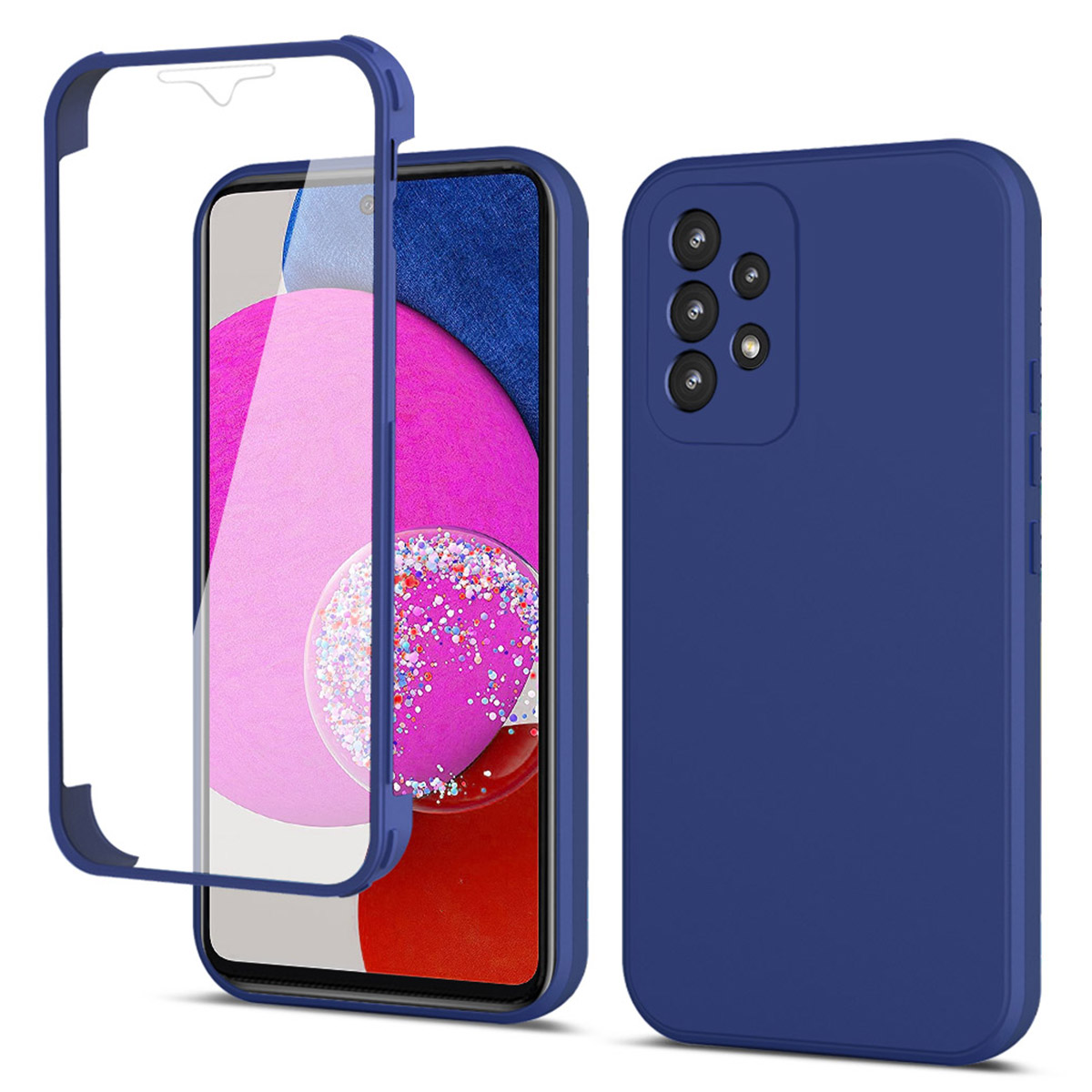 Shockproof Phone Case for Samsung Galaxy A33 5G 2.0mm Straight Edge Phone Cover Hard PC + Soft TPU Hybrid Protector - Blue, Samsung Galaxy A33 5G
Shockproof Phone Case for Samsung Galaxy A33 5G 2.0mm Straight Edge Phone Cover Hard PC + Soft TPU Hybrid Protector - Blue, Samsung Galaxy A33 5G