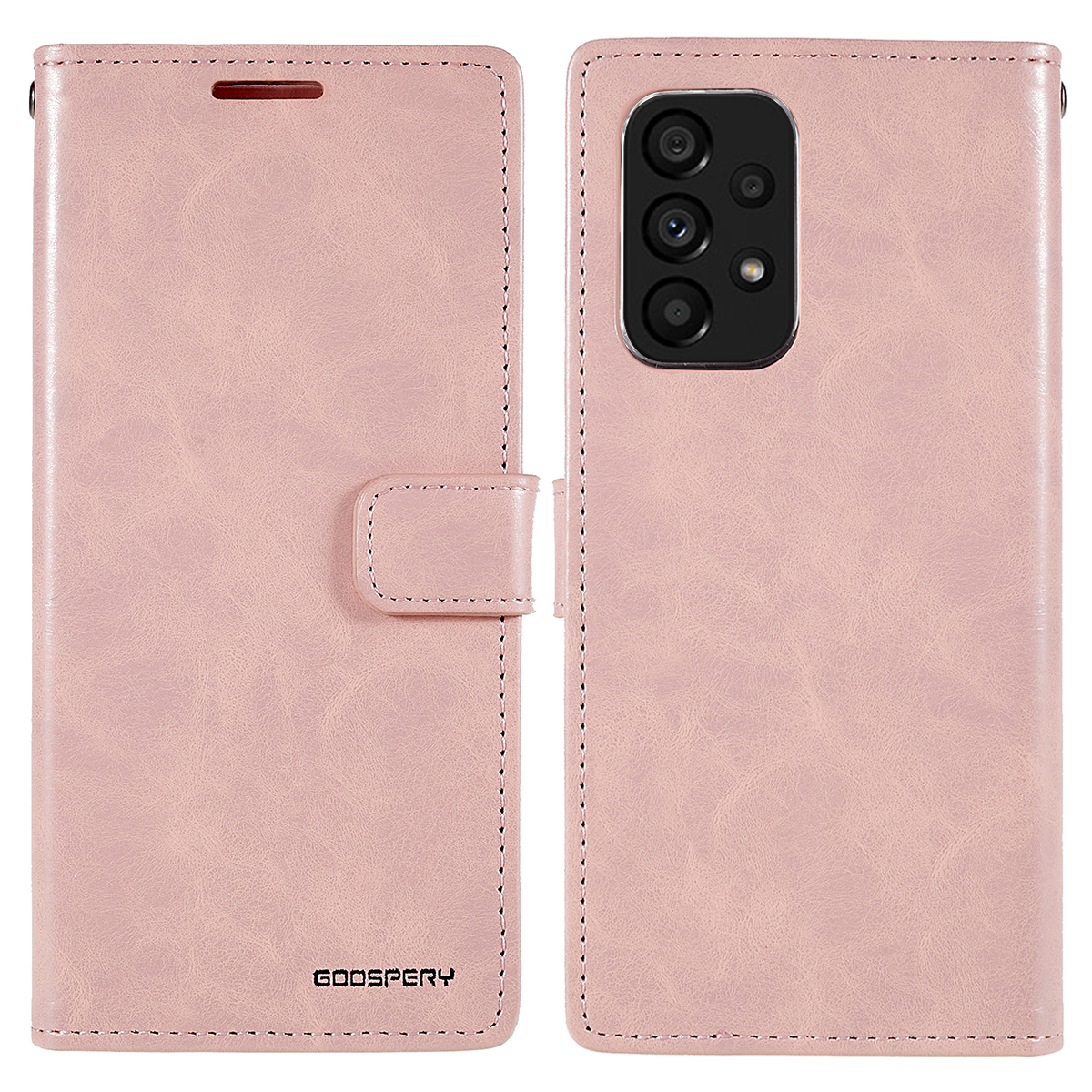 MERCURY GOOSPERY Blue Moon Leather Wallet Phone Case for Samsung Galaxy A53 5G Shockproof Phone Cover Protective Case with Stand - Pink, Samsung Galaxy A53 5G
MERCURY GOOSPERY Blue Moon Leather Wallet Phone Case for Samsung Galaxy A53 5G Shockproof Phone Cover Protective Case with Stand - Pink, Samsung Galaxy A53 5G