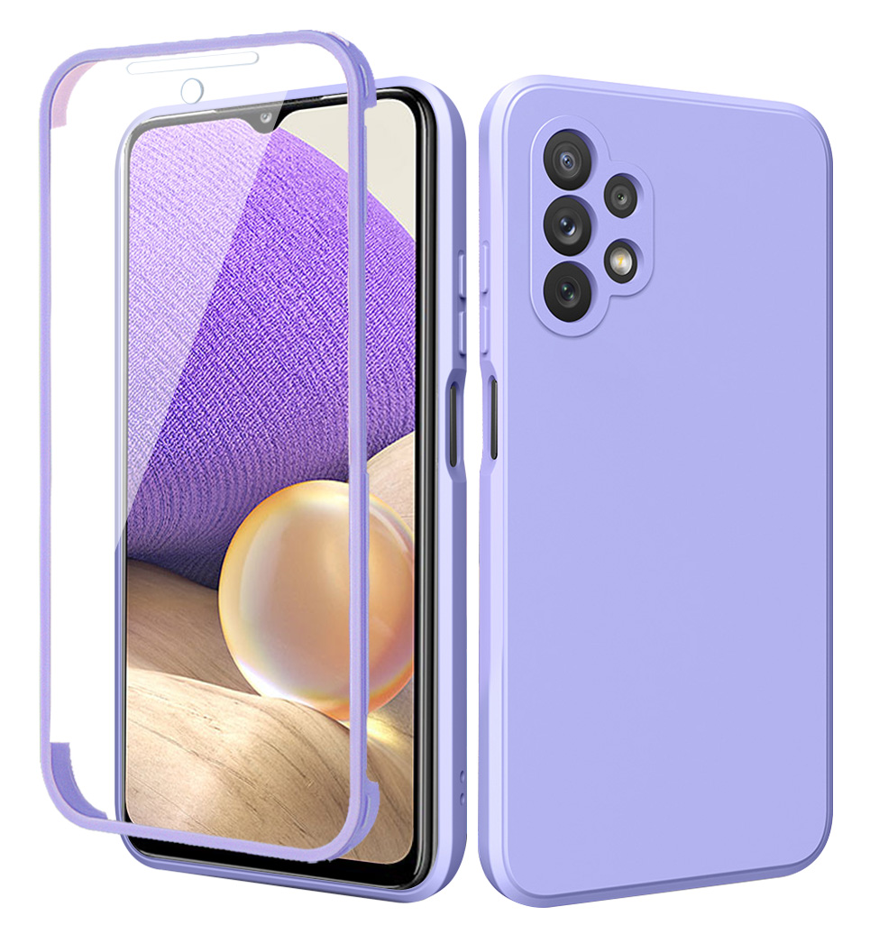 For Samsung Galaxy A32 5G Shockproof Soft TPU + Hard PC Phone Case 2.0mm Straight Edge Drop-proof Cover - Purple, Galaxy A32 5G
For Samsung Galaxy A32 5G Shockproof Soft TPU + Hard PC Phone Case 2.0mm Straight Edge Drop-proof Cover - Purple, Galaxy A32 5G
