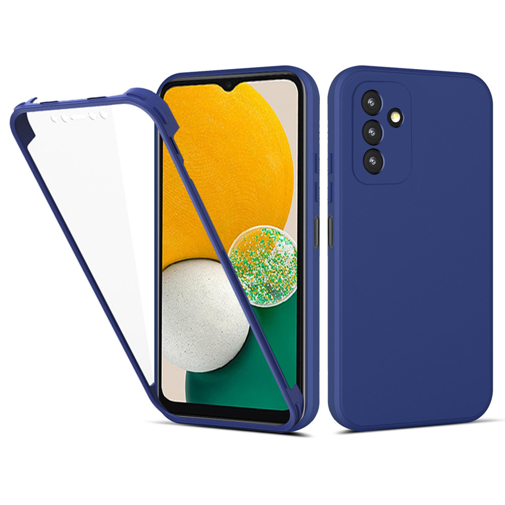 For Samsung Galaxy A13 5G Phone Case Hard PC + Soft TPU Full Body Protection Shockproof Cover 2.0mm Straight Edge Anti-Scratch Shock Absorption Phone Case with Screen Protector - Sapphire, Galaxy A13 5G
For Samsung Galaxy A13 5G Phone Case Hard PC + Soft TPU Full Body Protection Shockproof Cover 2.0mm Straight Edge Anti-Scratch Shock Absorption Phone Case with Screen Protector - Sapphire, Galaxy A13 5G