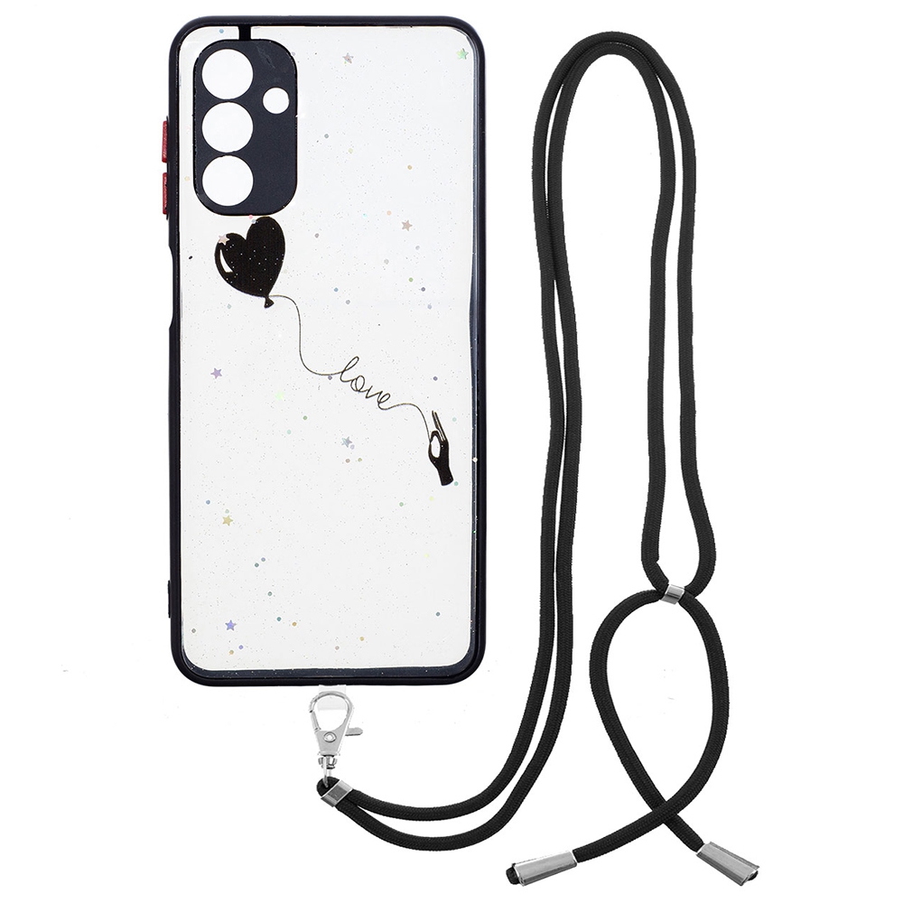 For Samsung Galaxy A13 5G Stylish Pattern Printing Protective Case Precise Cutouts PC + TPU Phone Cover with Shoulder Strap - Heart Shape, Galaxy A13 5G
For Samsung Galaxy A13 5G Stylish Pattern Printing Protective Case Precise Cutouts PC + TPU Phone Cover with Shoulder Strap - Heart Shape, Galaxy A13 5G