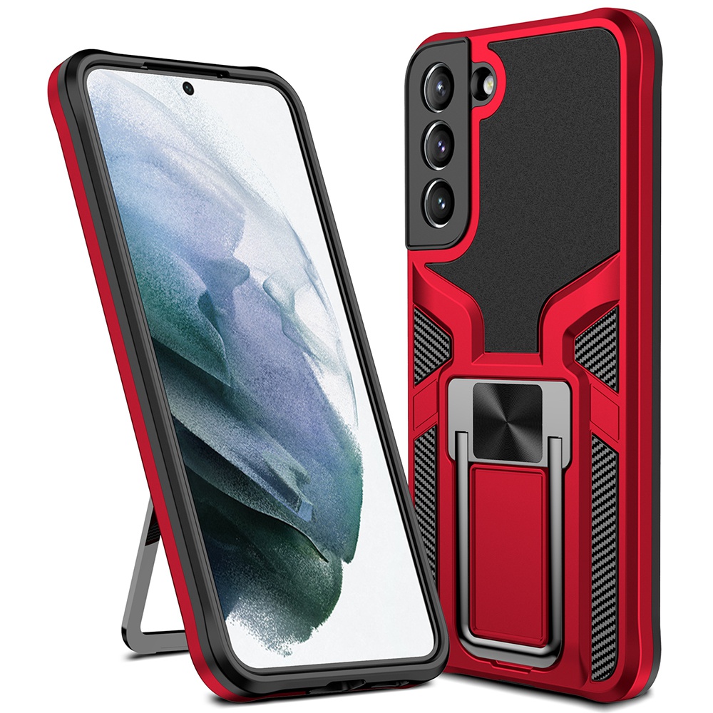 Серия Брони Для Samsung Galaxy S22+ 5G Anti-fall Car Mount Mount Kickstand Hybrid Hard PC Soft TPU Защитный Корпус - Красный, Galaxy S22+ 5G
Серия Брони Для Samsung Galaxy S22+ 5G Anti-fall Car Mount Mount Kickstand Hybrid Hard PC Soft TPU Защитный Корпус - Красный, Galaxy S22+ 5G