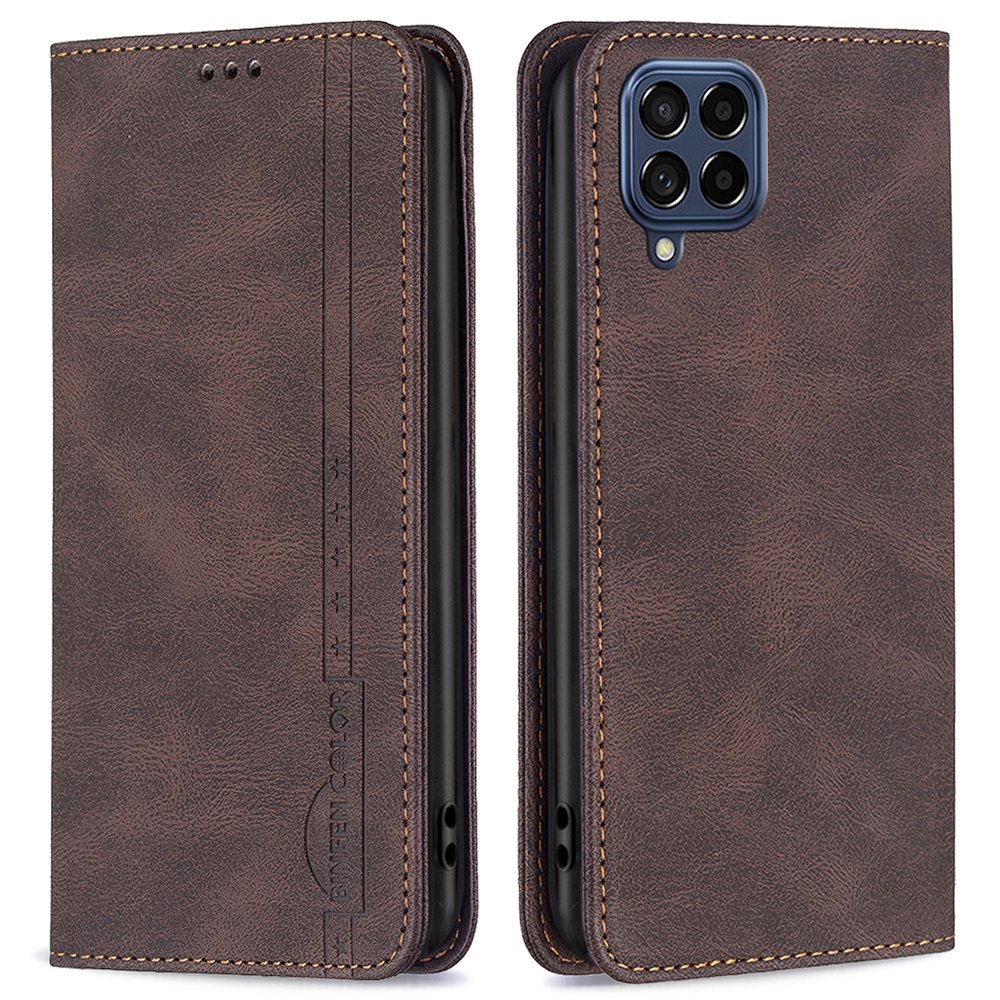 Binfen Color BF Кожа Серия-5 Для Samsung Galaxy M53 5G 08 Магнитный Автоматическая Автоматическая Подставка Для Подставки Для Подставки - Коричневый, Galaxy M53 5G
Binfen Color BF Кожа Серия-5 Для Samsung Galaxy M53 5G 08 Магнитный Автоматическая Автоматическая Подставка Для Подставки Для Подставки - Коричневый, Galaxy M53 5G