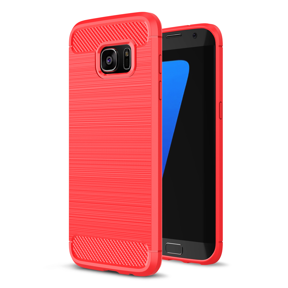 Carbon Fibre Brushed TPU Case Cover for Samsung Galaxy S7 edge SM-G935 - Red, Galaxy S7 edge
Carbon Fibre Brushed TPU Case Cover for Samsung Galaxy S7 edge SM-G935 - Red, Galaxy S7 edge