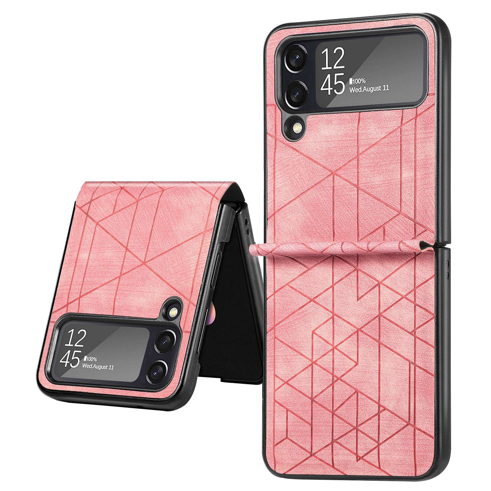 Для Samsung Galaxy Z Flip3 5G Геометрия Линии Линий Отпечатки Телефона. - Розовый
Для Samsung Galaxy Z Flip3 5G Геометрия Линии Линий Отпечатки Телефона. - Розовый