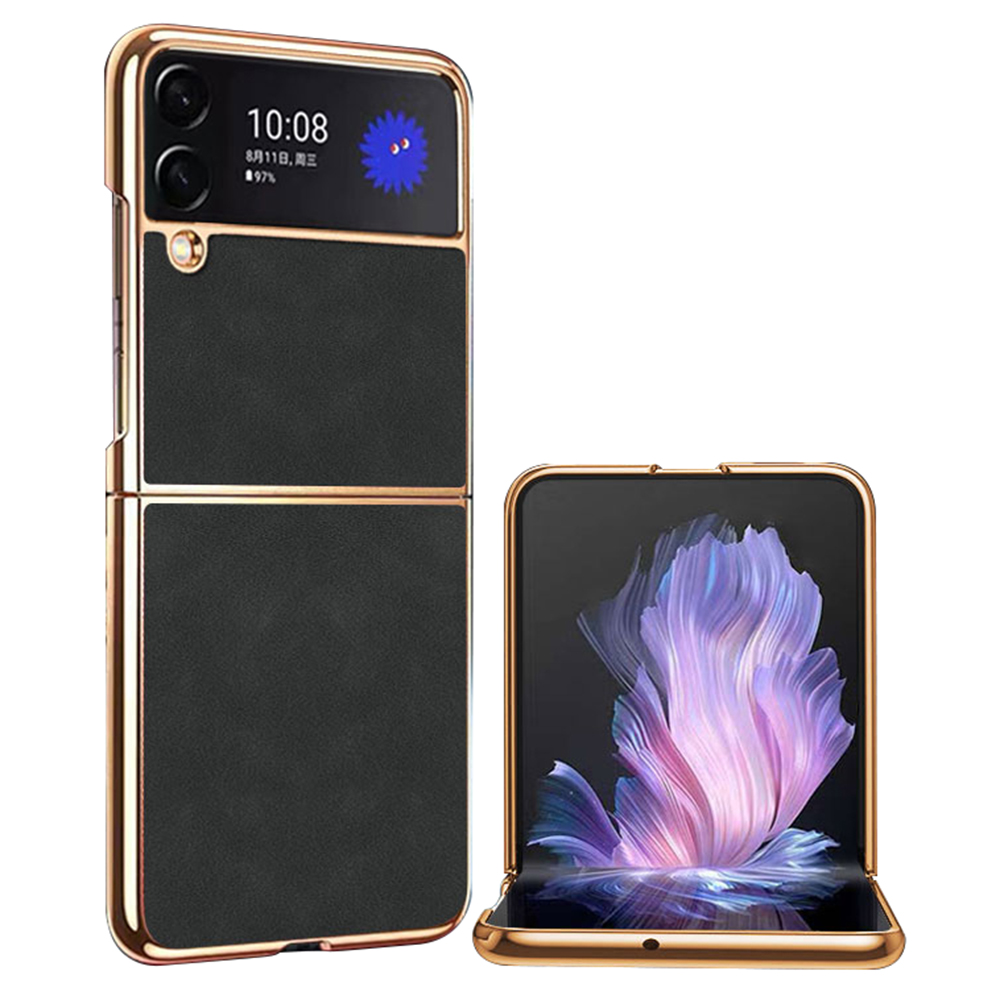 Für Samsung Galaxy Z Flip4 5G Elektroplattiertes Strukturiertes PU -leder -pc -faltphase -abdeckung Ultra Thin Hülle - Schwarz, Galaxy Z Flip4 5G
Für Samsung Galaxy Z Flip4 5G Elektroplattiertes Strukturiertes PU -leder -pc -faltphase -abdeckung Ultra Thin Hülle - Schwarz, Galaxy Z Flip4 5G