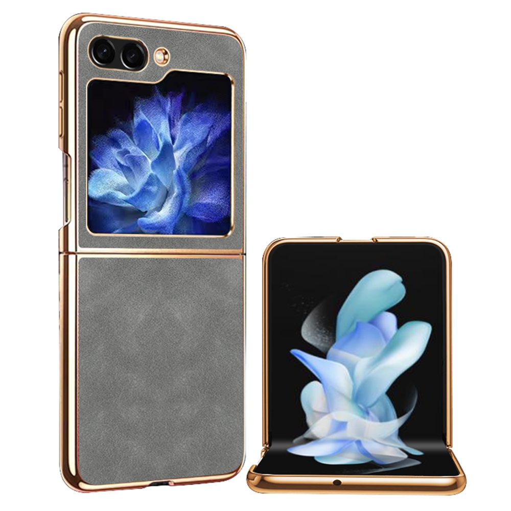 Für Samsung Galaxy Z Flip5 5G Strukturierte PU -leder -pc -faltphase -abdeckung Ultra Dünner Elektroplatter Gehäuse - Grau, Galaxy Z Flip5 5G
Für Samsung Galaxy Z Flip5 5G Strukturierte PU -leder -pc -faltphase -abdeckung Ultra Dünner Elektroplatter Gehäuse - Grau, Galaxy Z Flip5 5G