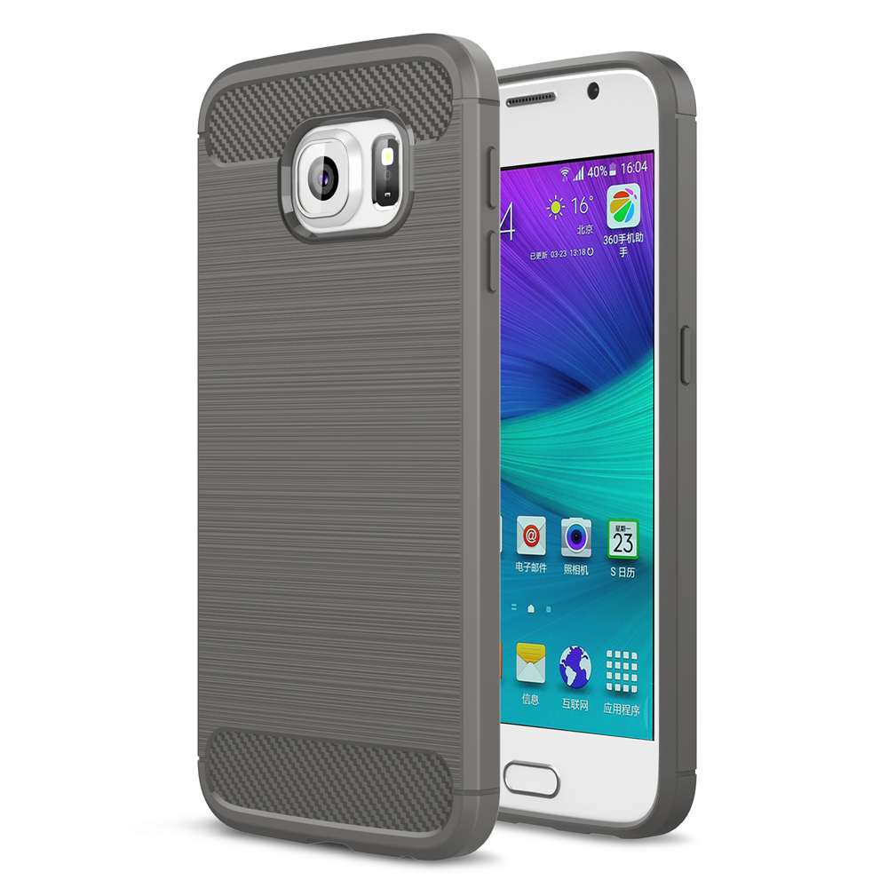 Rugged Armor Carbon Fiber Texture Brushed TPU Phone Cover for Samsung Galaxy S6 G920 - Grey, Galaxy S6 G920
Rugged Armor Carbon Fiber Texture Brushed TPU Phone Cover for Samsung Galaxy S6 G920 - Grey, Galaxy S6 G920