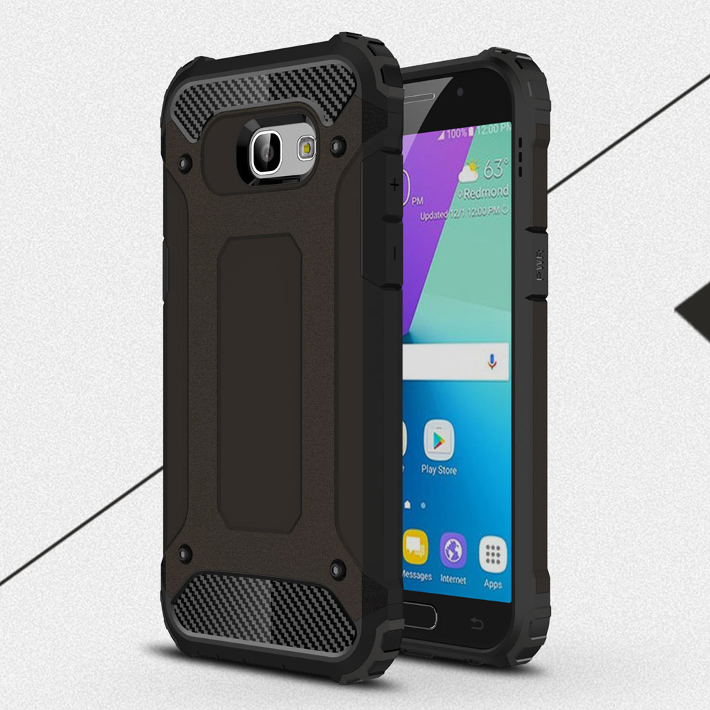 Armor Guard Plastic + TPU Гибридный Чехол Для Samsung Galaxy A5 (2017) - Чернить, Galaxy A5 (2017)
Armor Guard Plastic + TPU Гибридный Чехол Для Samsung Galaxy A5 (2017) - Чернить, Galaxy A5 (2017)