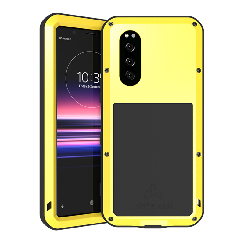 LOVE MEI Drop-proof Shockproof Dustproof Phone Case for Sony Xperia 5 - Yellow, Xperia 5
LOVE MEI Drop-proof Shockproof Dustproof Phone Case for Sony Xperia 5 - Yellow, Xperia 5