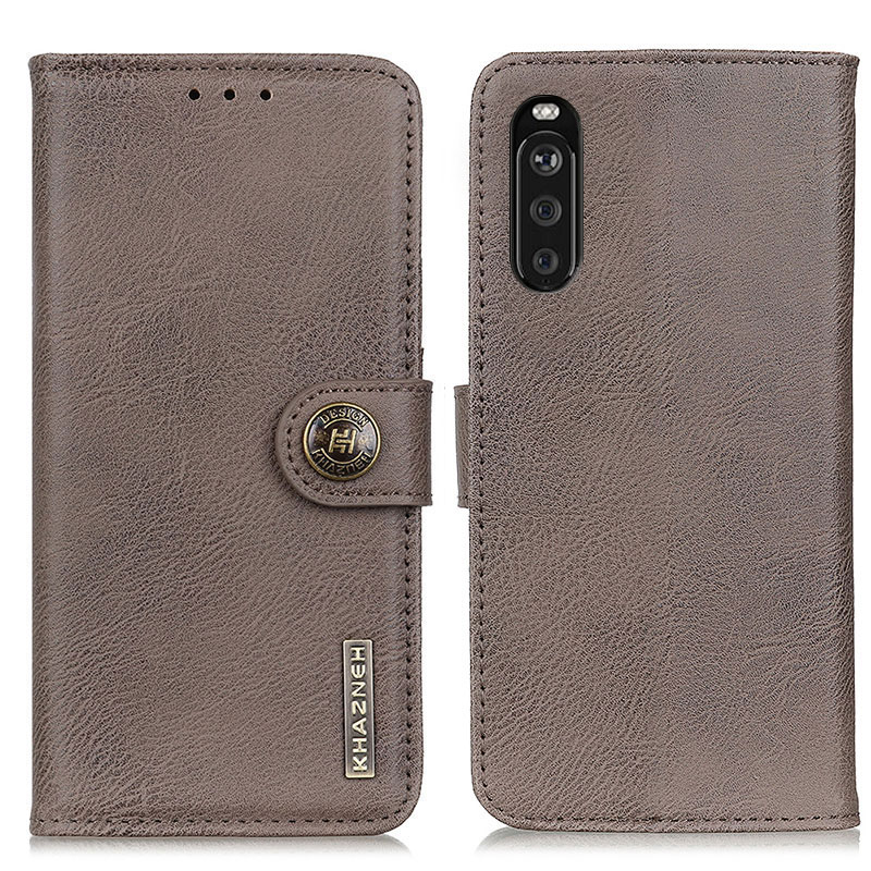 Khazneh Magnetic Schnallen Telefon Brieftasche Muschel Lederstand Hülle Für Sony Xperia 10 III 5G - Khaki, Xperia 10 III 5G
Khazneh Magnetic Schnallen Telefon Brieftasche Muschel Lederstand Hülle Für Sony Xperia 10 III 5G - Khaki, Xperia 10 III 5G