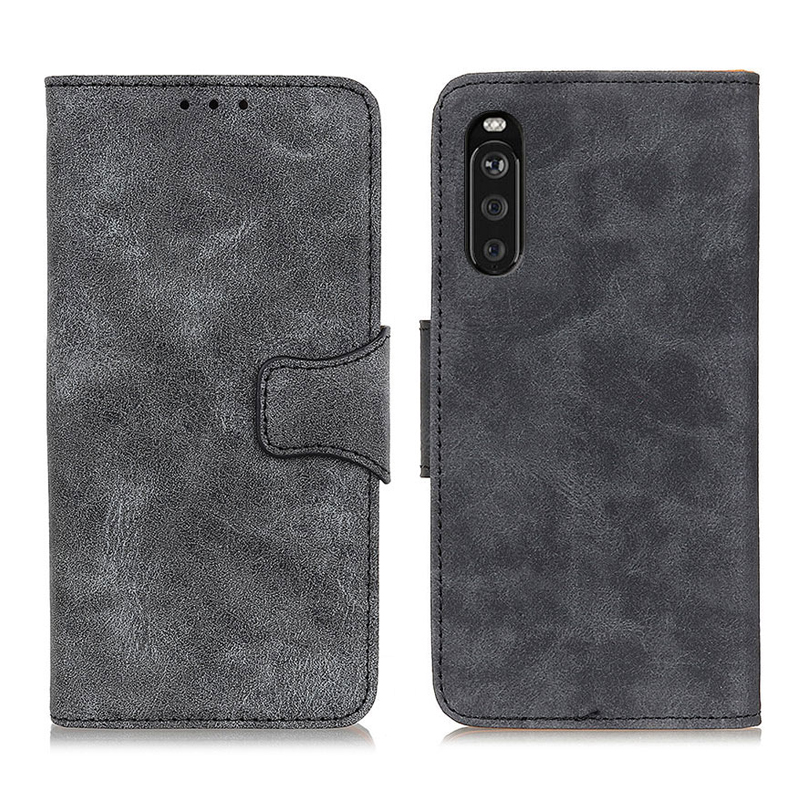 Vintage Style Split Leder Gut Geschütztes Brieftasche Für Sony Xperia 10 III 5G - Schwarz, Xperia 10 III 5G
Vintage Style Split Leder Gut Geschütztes Brieftasche Für Sony Xperia 10 III 5G - Schwarz, Xperia 10 III 5G