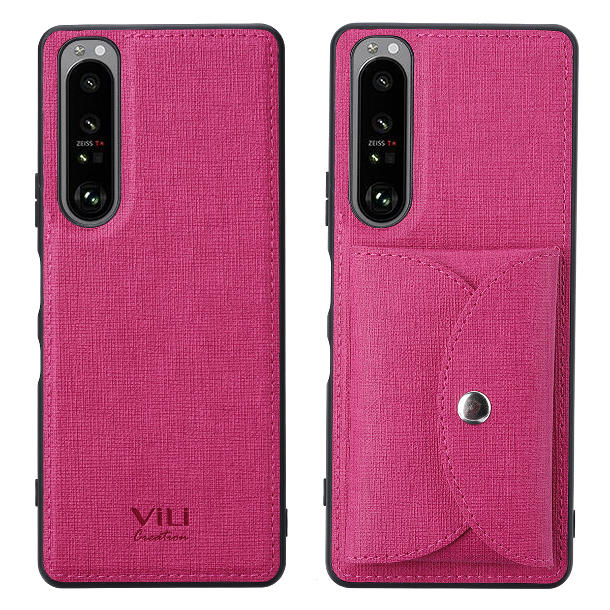 VILI T Series Leather Skin TPU Shell with Movable Magnetic-Absorbed Wallet for Sony Xperia 1 III 5G - Rose, Xperia 1 III 5G
VILI T Series Leather Skin TPU Shell with Movable Magnetic-Absorbed Wallet for Sony Xperia 1 III 5G - Rose, Xperia 1 III 5G