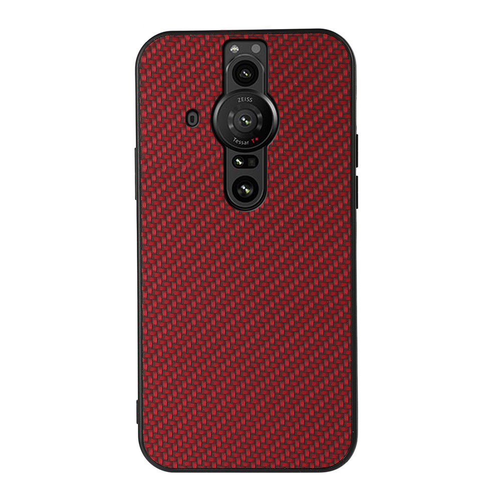 Kohlefaser Textur PU Lederbeschichtung Telefon Hülle PC + TPU Hybridschutzschutz Für Sony Xperia Pro-I - Rot, Sony Xperia Pro-I
Kohlefaser Textur PU Lederbeschichtung Telefon Hülle PC + TPU Hybridschutzschutz Für Sony Xperia Pro-I - Rot, Sony Xperia Pro-I